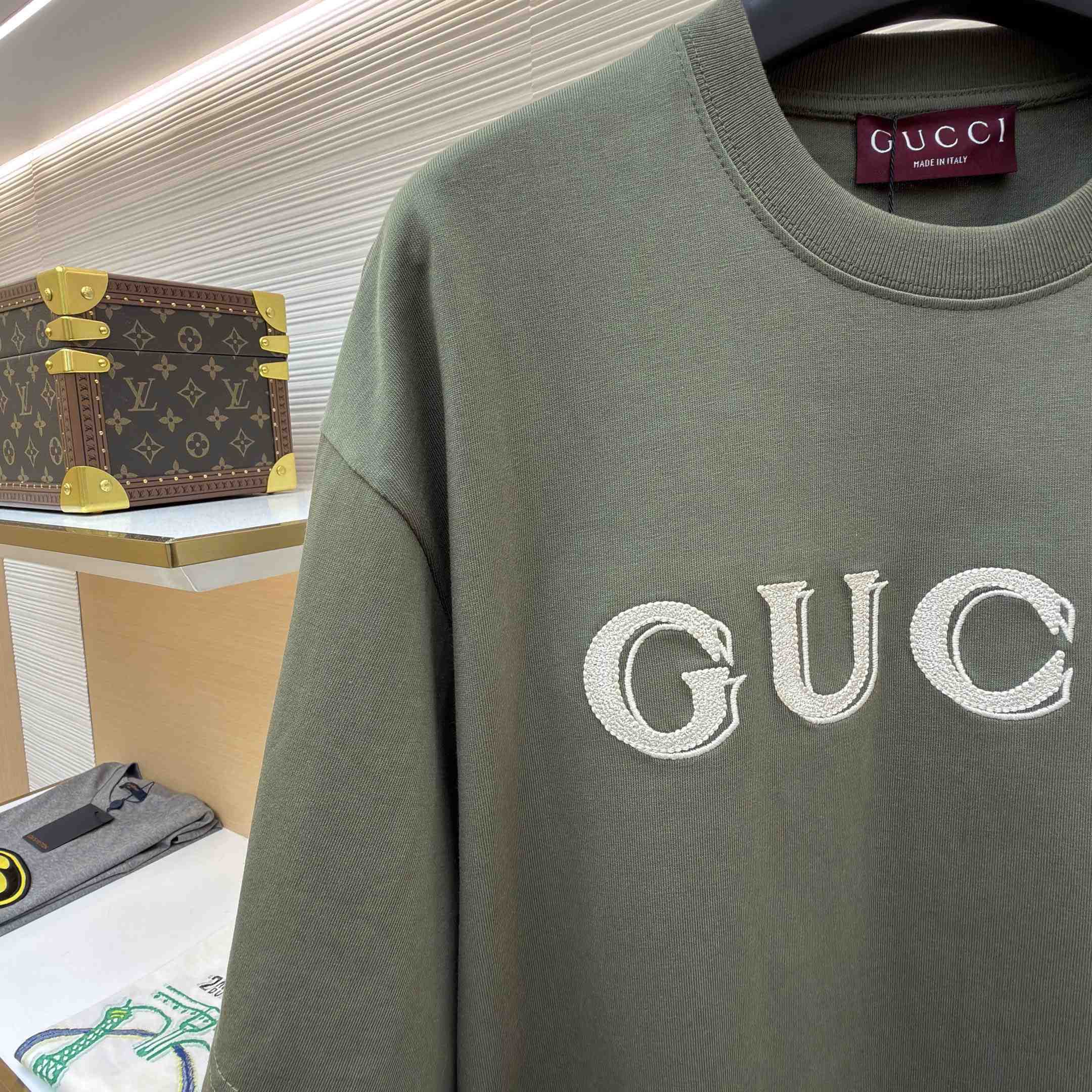 Gucci CottonJersey T-shirt With Embroidery - DesignerGu