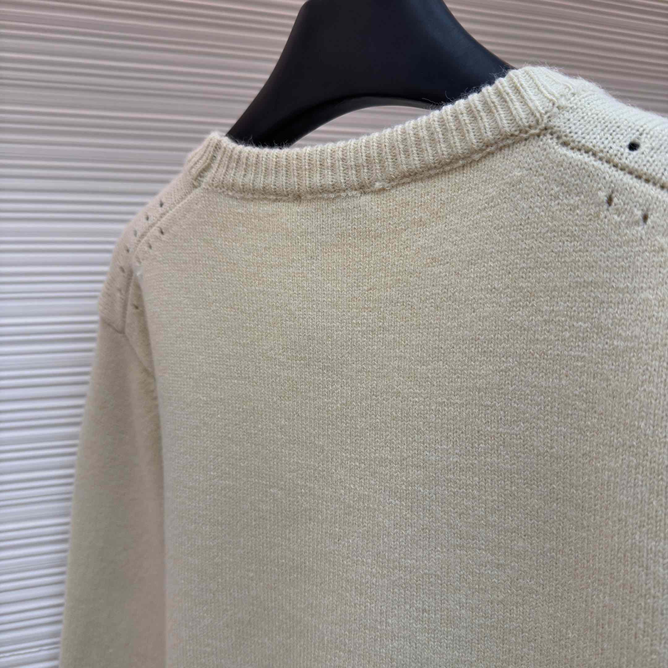 Celine Crewneck Sweater IN Cashmere - DesignerGu