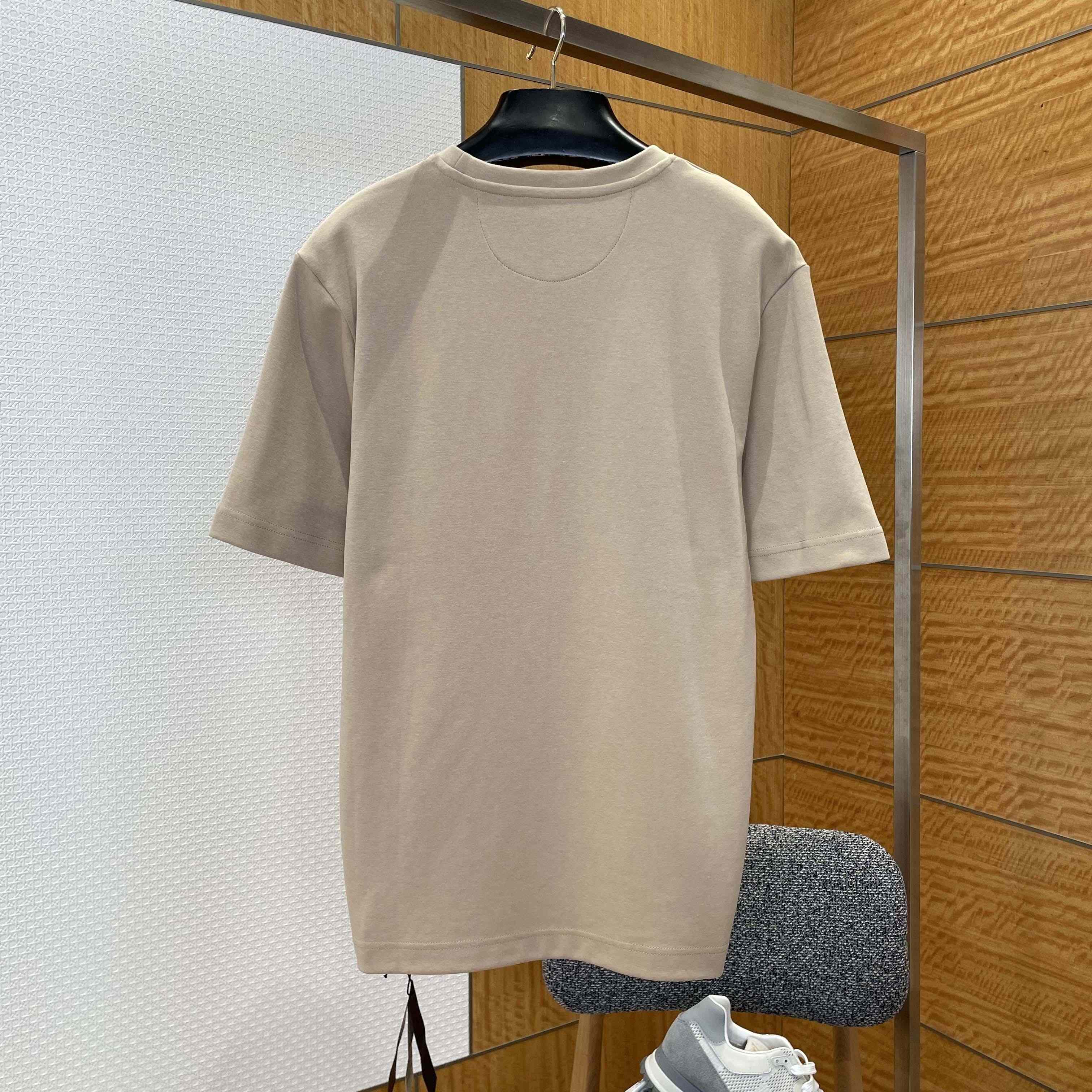 Fendi Beige Cotton T-shirt - DesignerGu