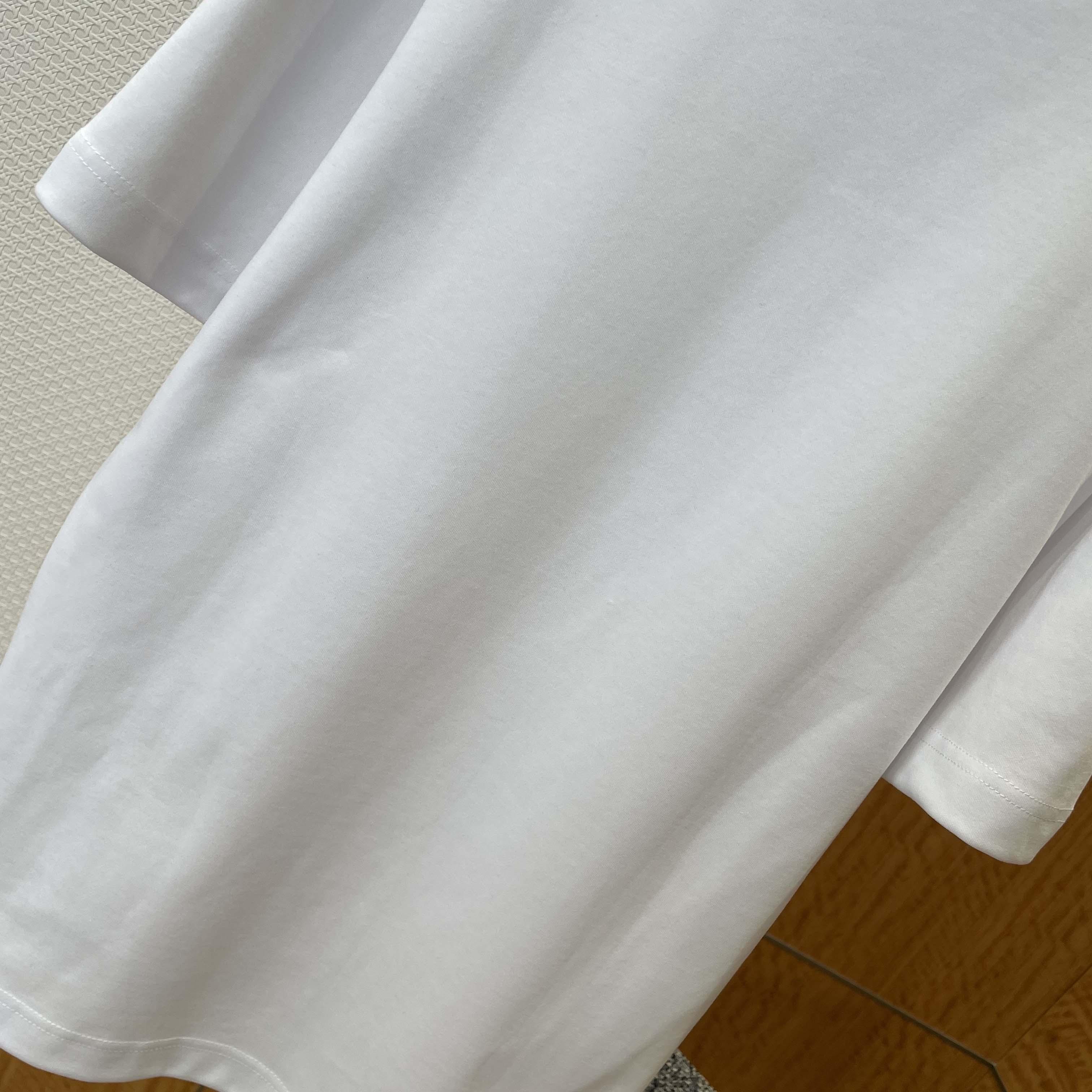Fendi White Cotton T-shirt - DesignerGu