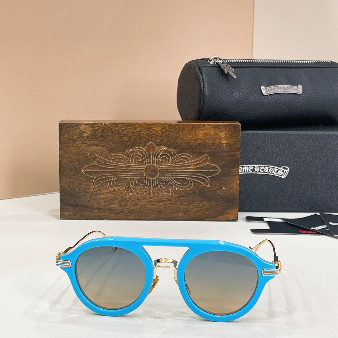 Chrome Hearts Honey Tunnel Sunglasses - DesignerGu