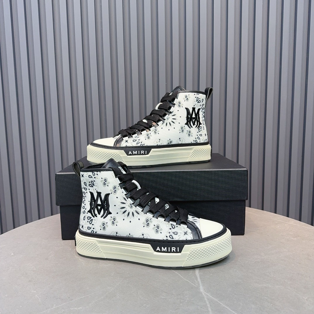 Amiri Court High 'Bandana - White' - DesignerGu