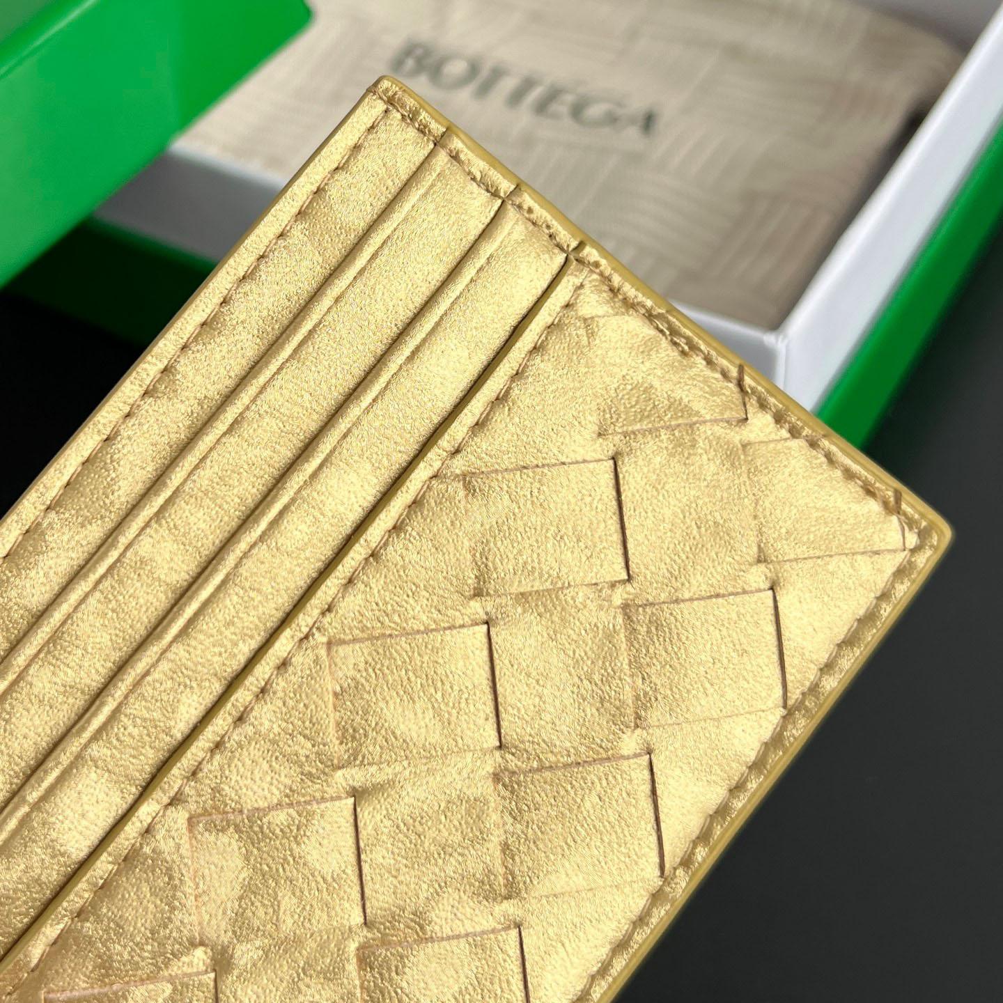 Bottega Veneta Intrecciato Credit Card Case - DesignerGu