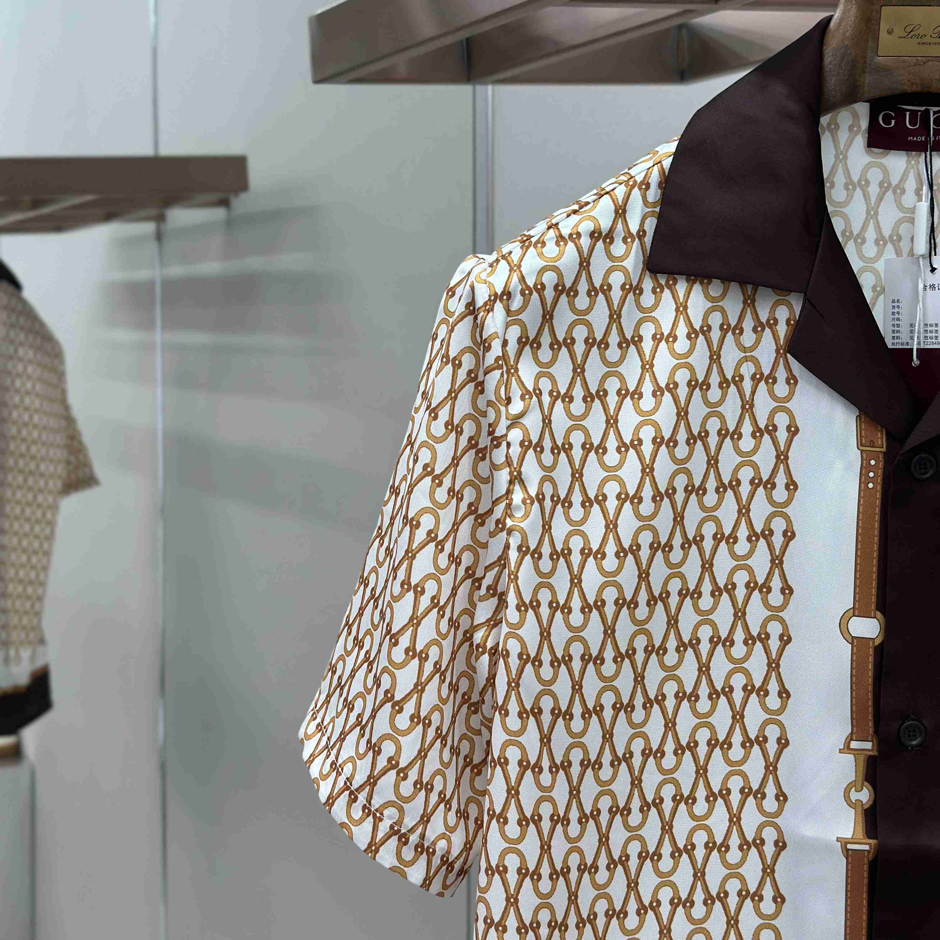 Gucci Printed Silk Twill Bowling Shirt - DesignerGu