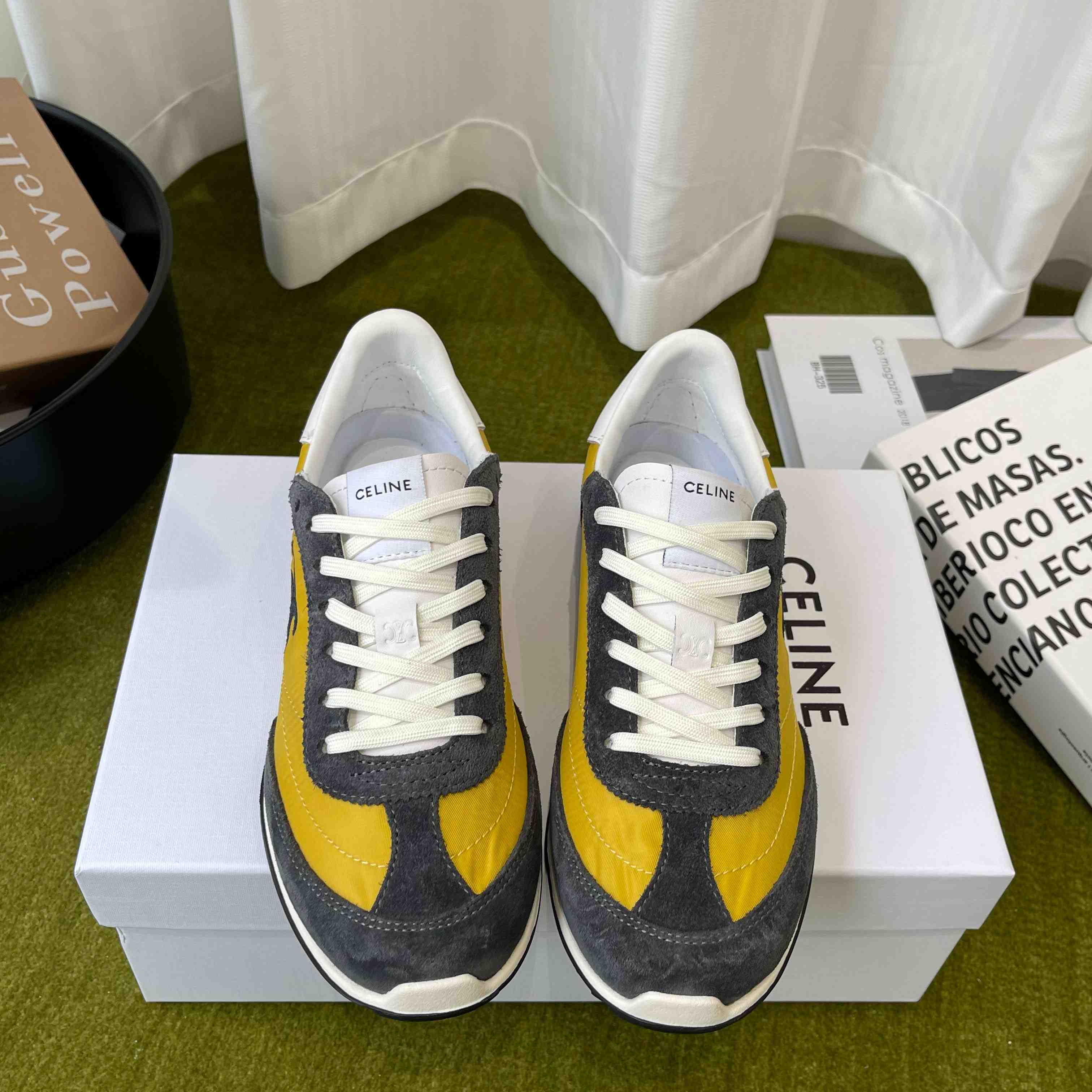 CELINE RACER LOW LACE-UP SNEAKER  - DesignerGu