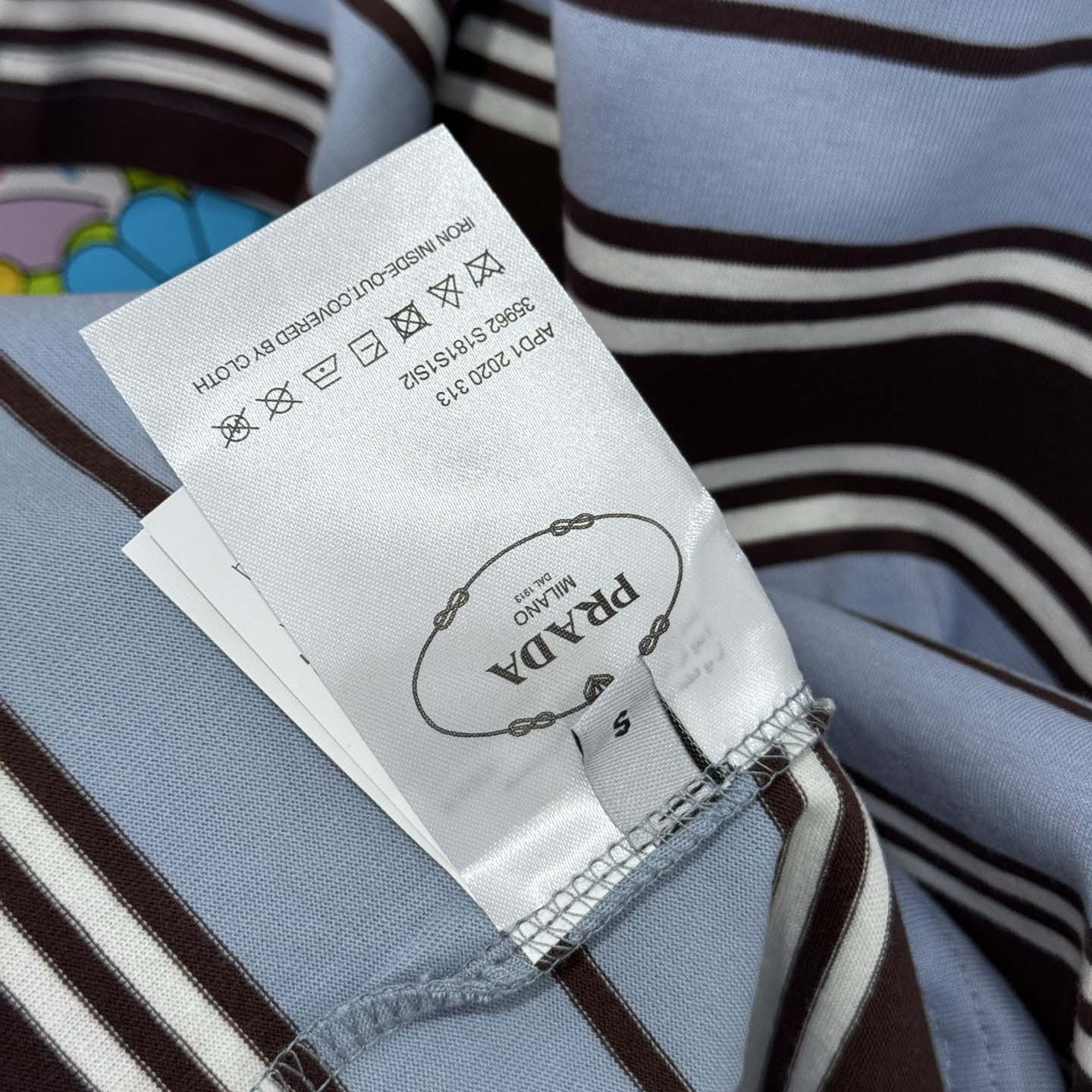 Prada Oversized Striped Jersey T-shirt - DesignerGu