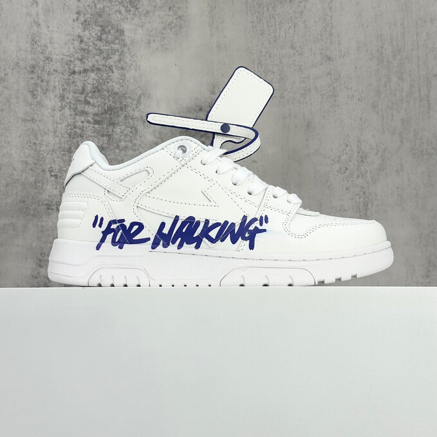 Off-White Out of Office Low 'For Walking - White Blue White Sole' - DesignerGu