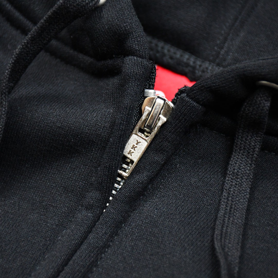 Supreme x Michael Jackson Graphic-Print Zip-Up Hoodie - Black - DesignerGu