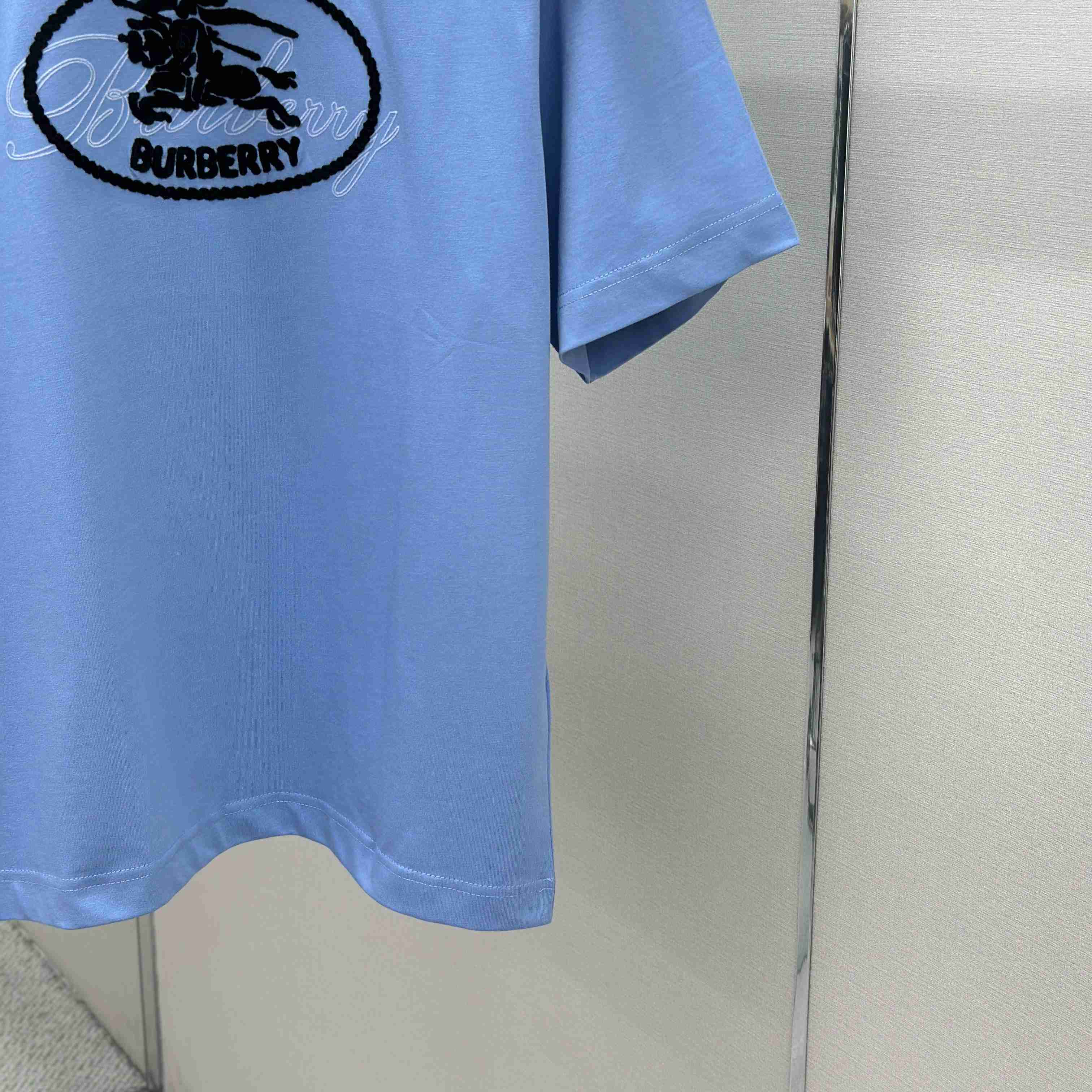 Burberry Knight Stamp Cotton T-shirt - DesignerGu