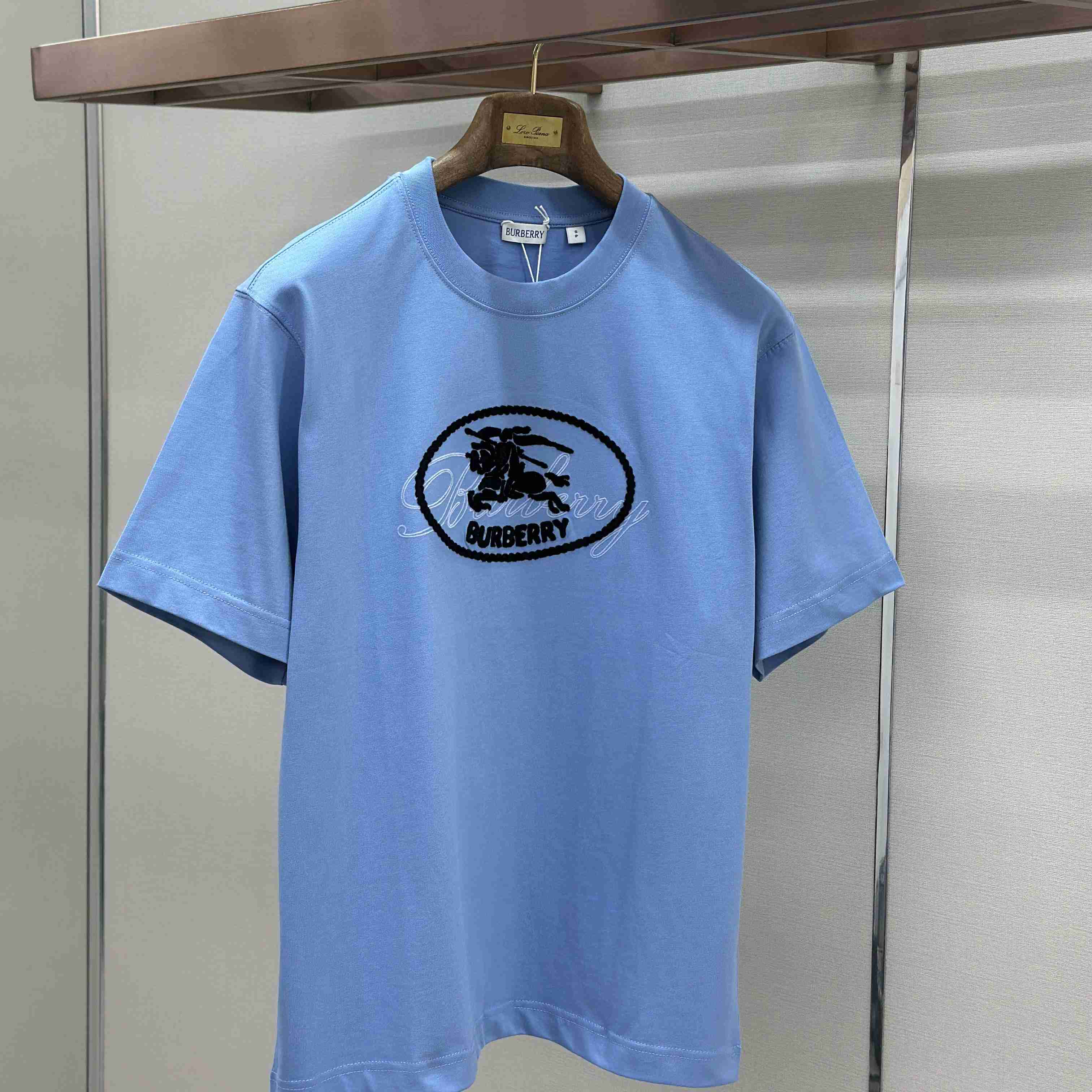 Burberry Knight Stamp Cotton T-shirt - DesignerGu