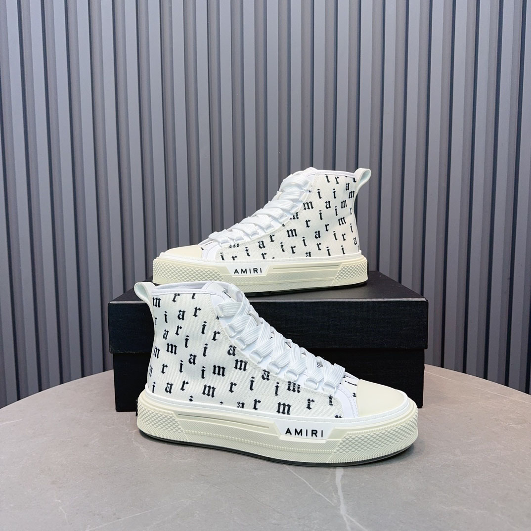 Amiri Old English Court High 'White Black' - DesignerGu