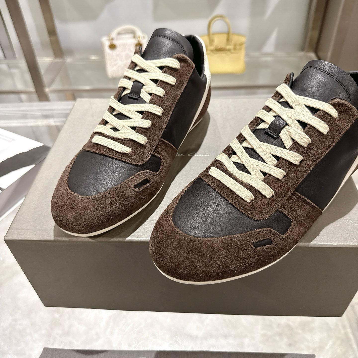 Rick Owens Concordians Minimal Sneaker 'Dark Dust Black' - DesignerGu