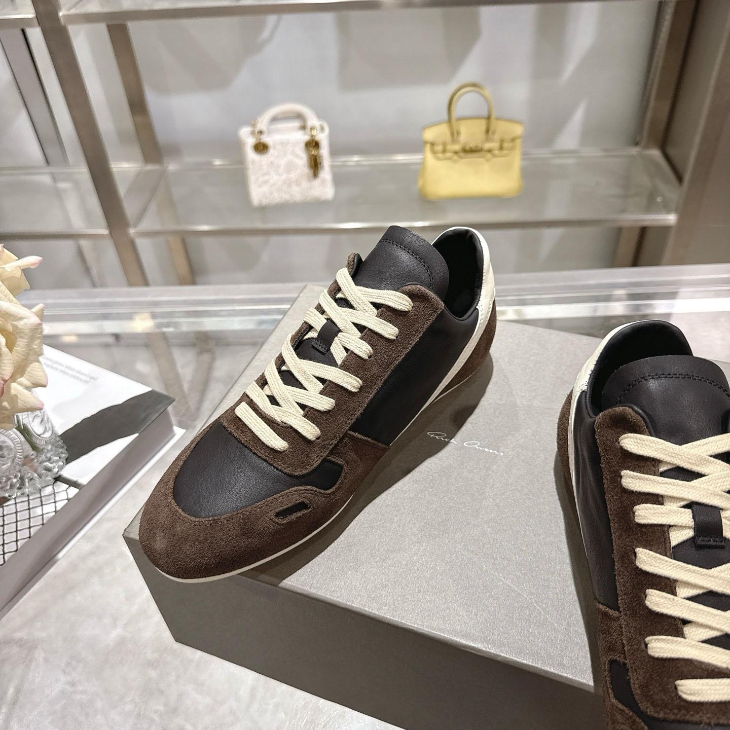 Rick Owens Concordians Minimal Sneaker 'Dark Dust Black' - DesignerGu
