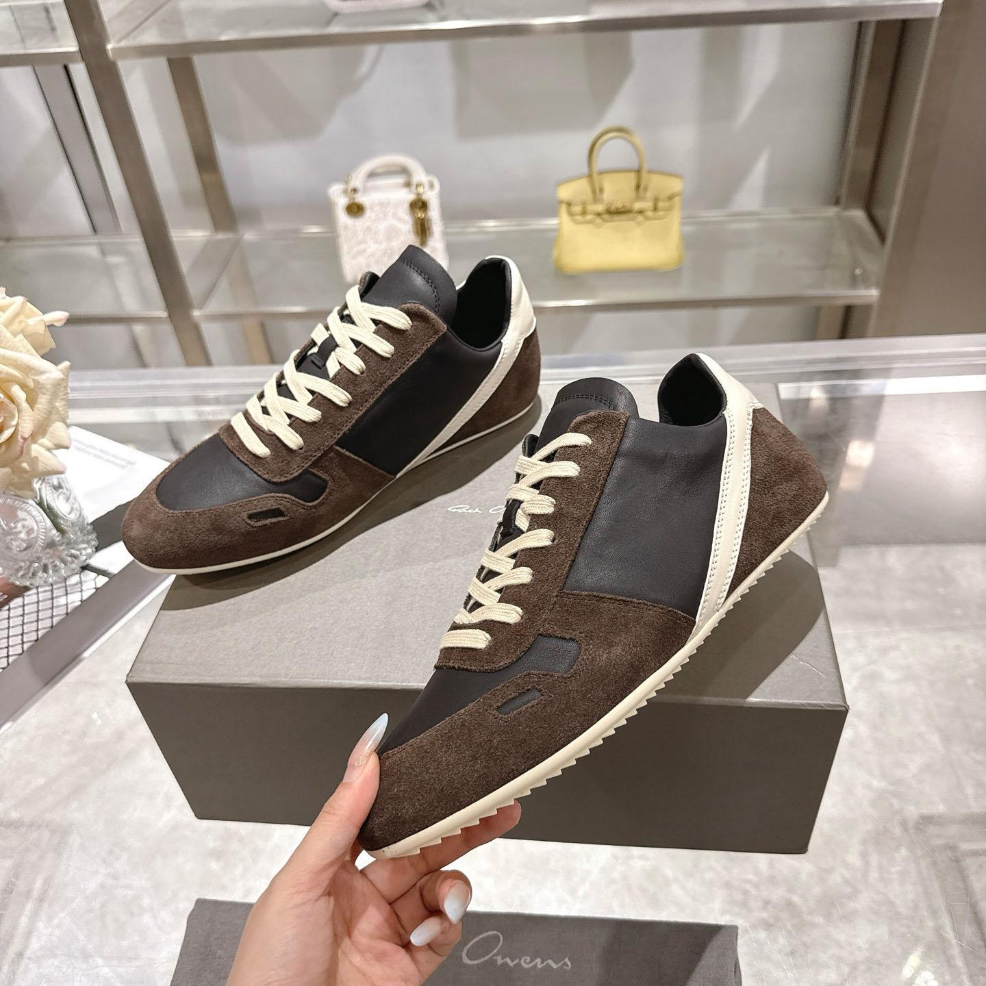 Rick Owens Concordians Minimal Sneaker 'Dark Dust Black' - DesignerGu