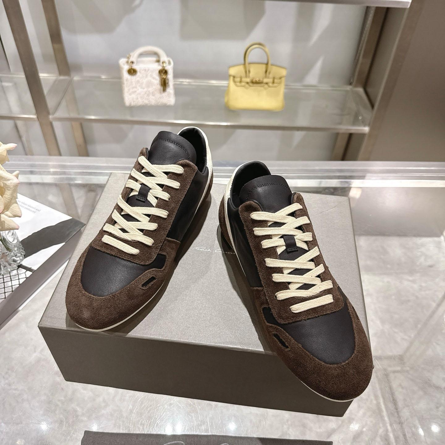 Rick Owens Concordians Minimal Sneaker 'Dark Dust Black' - DesignerGu