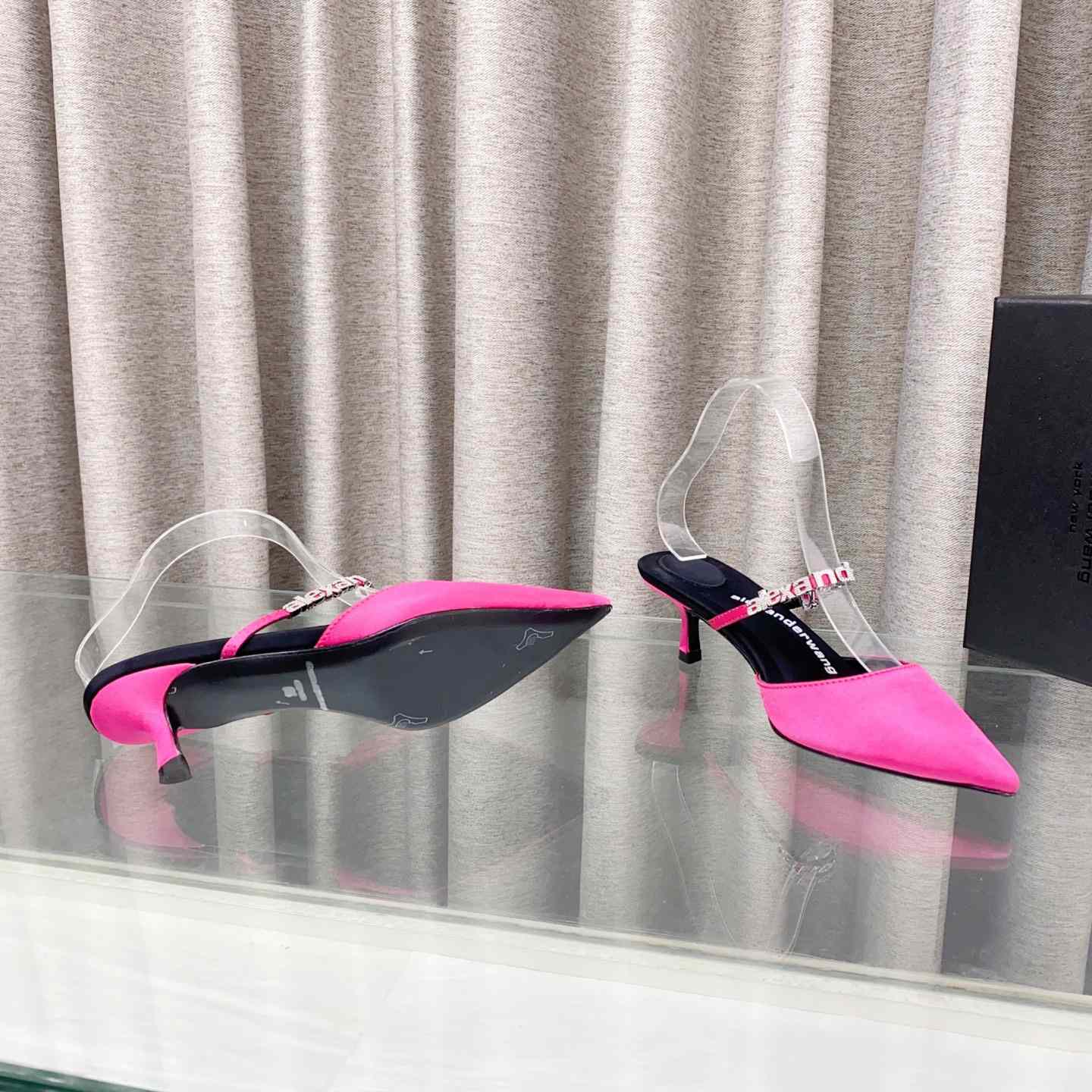 Alexander Wang Delphine Embellished Mid-heel Mules - DesignerGu