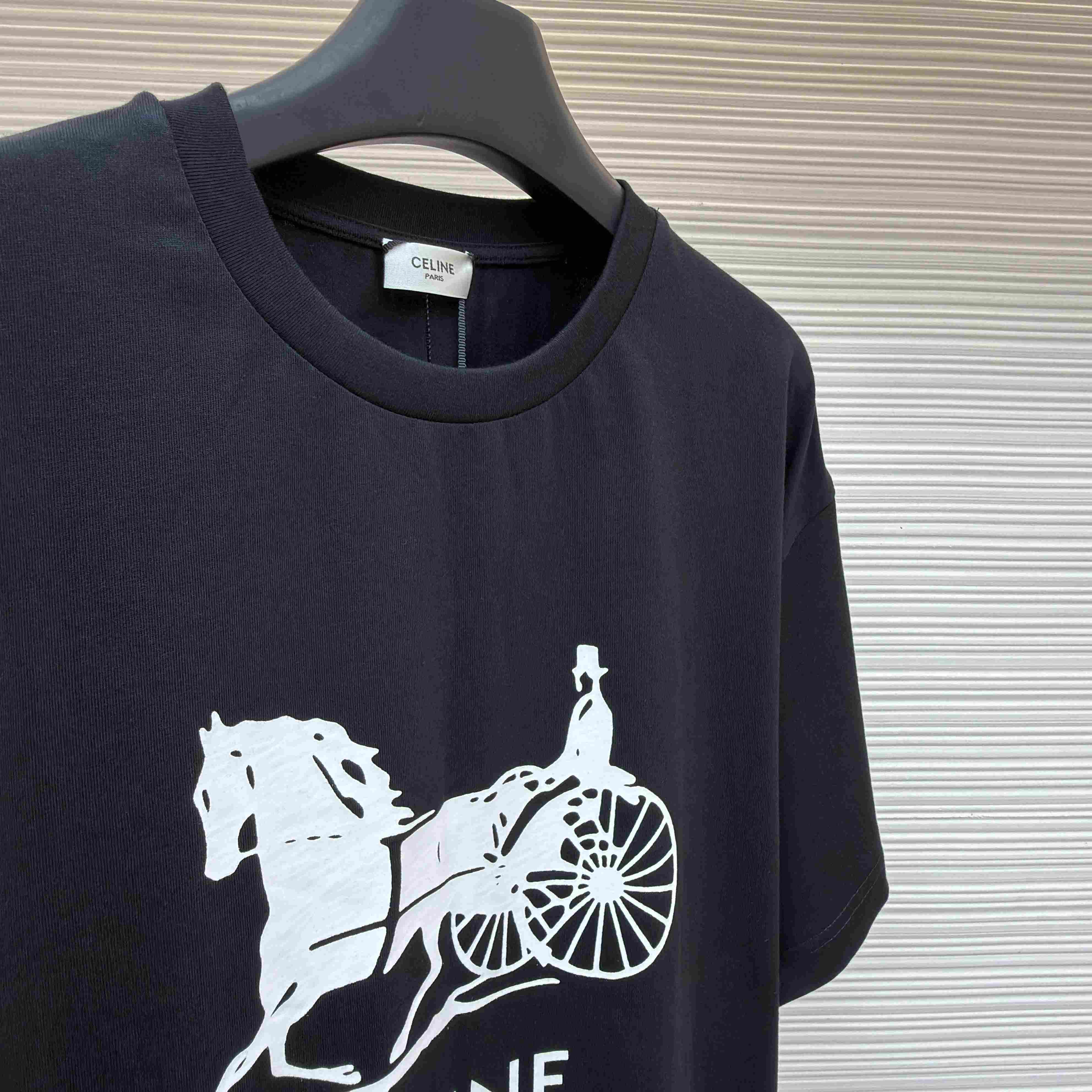 Celine T-shirt IN Cotton Jersey - DesignerGu