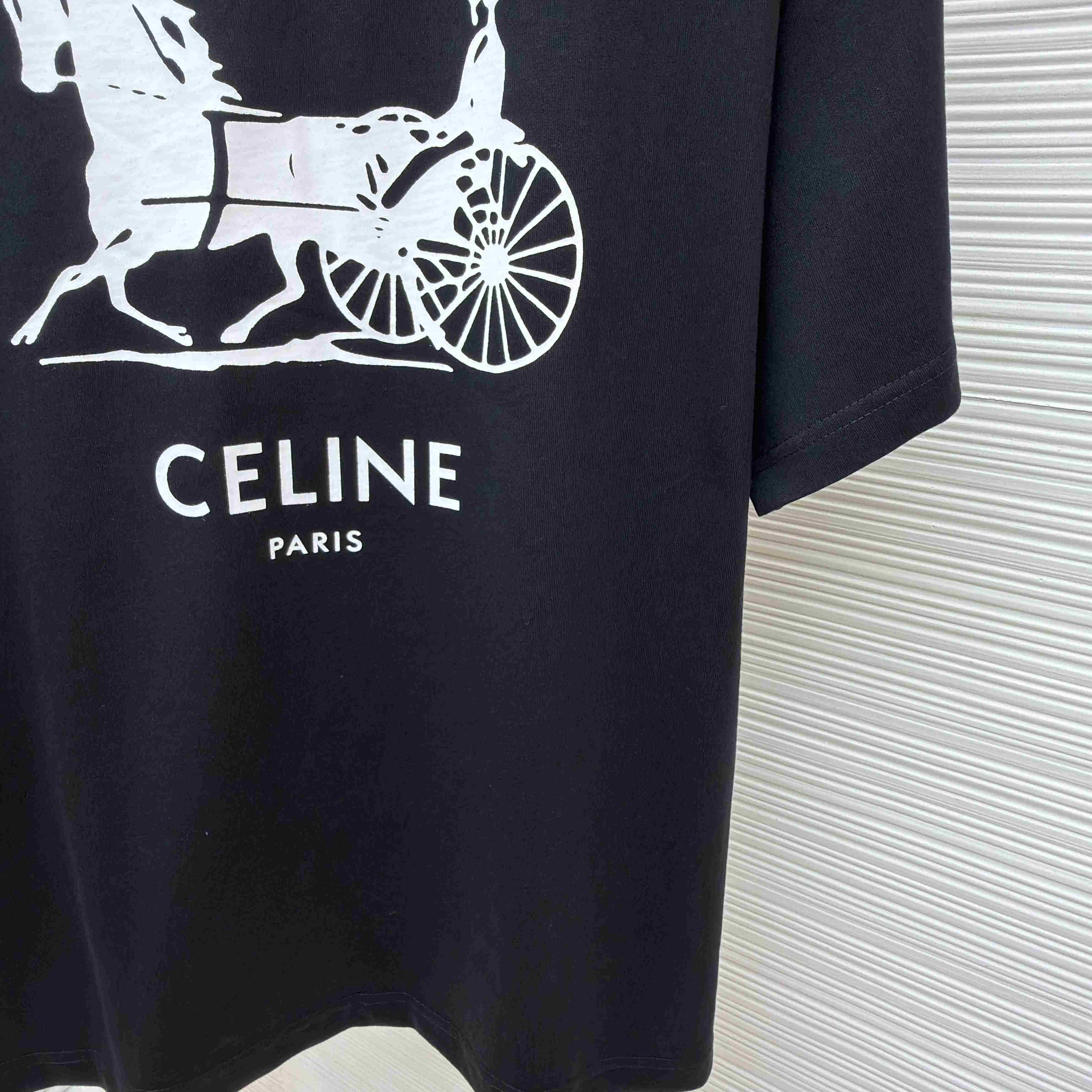 Celine T-shirt IN Cotton Jersey - DesignerGu