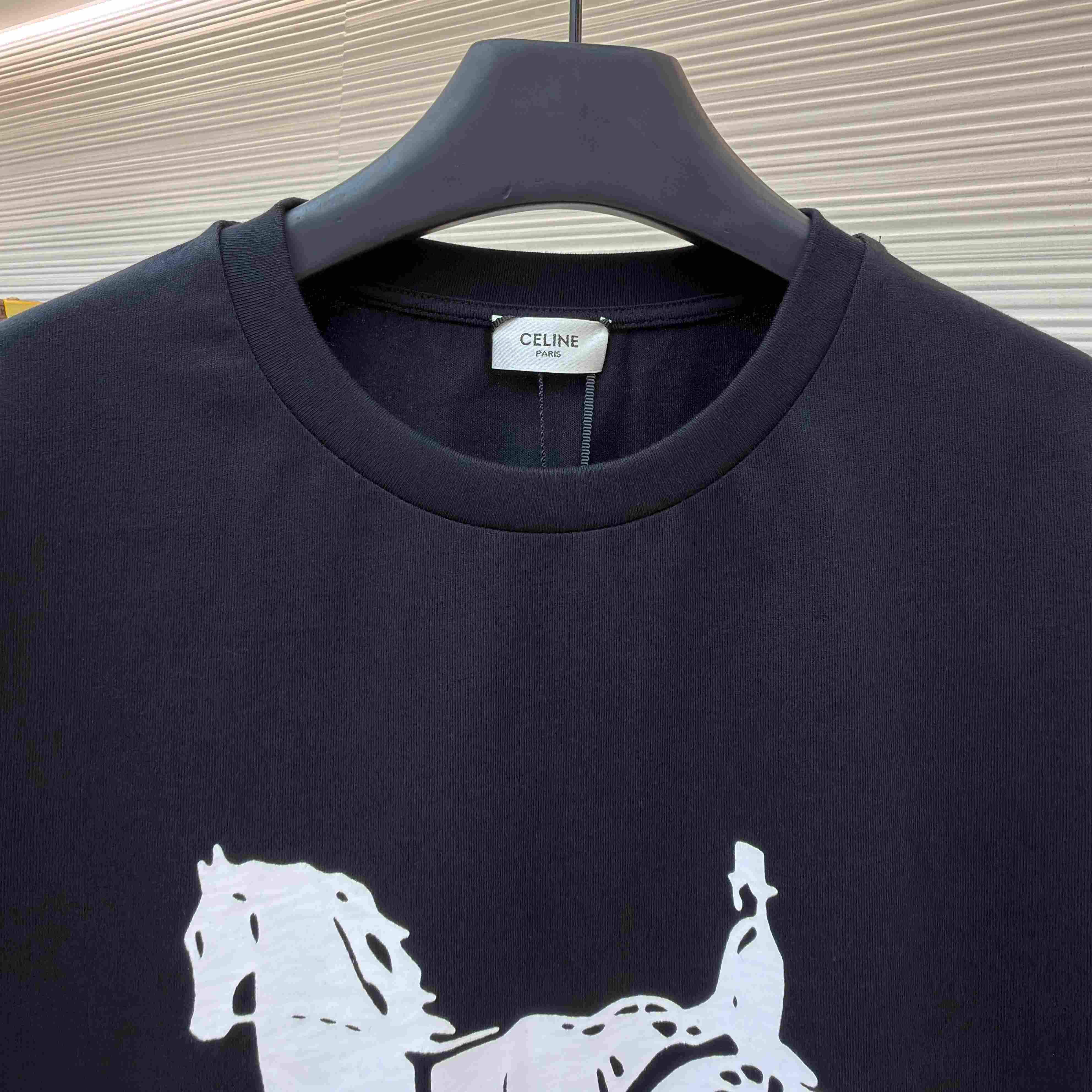 Celine T-shirt IN Cotton Jersey - DesignerGu