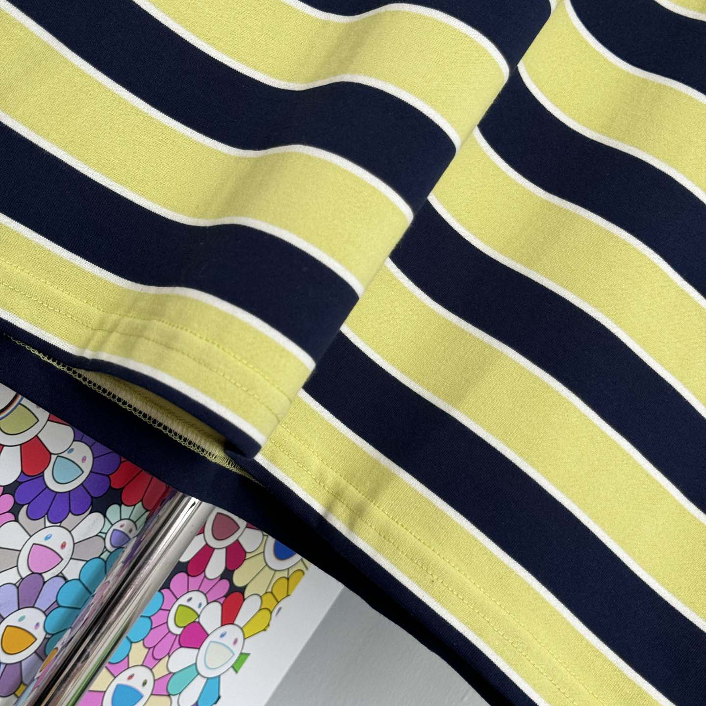 Prada Oversized Striped Jersey T-shirt - DesignerGu