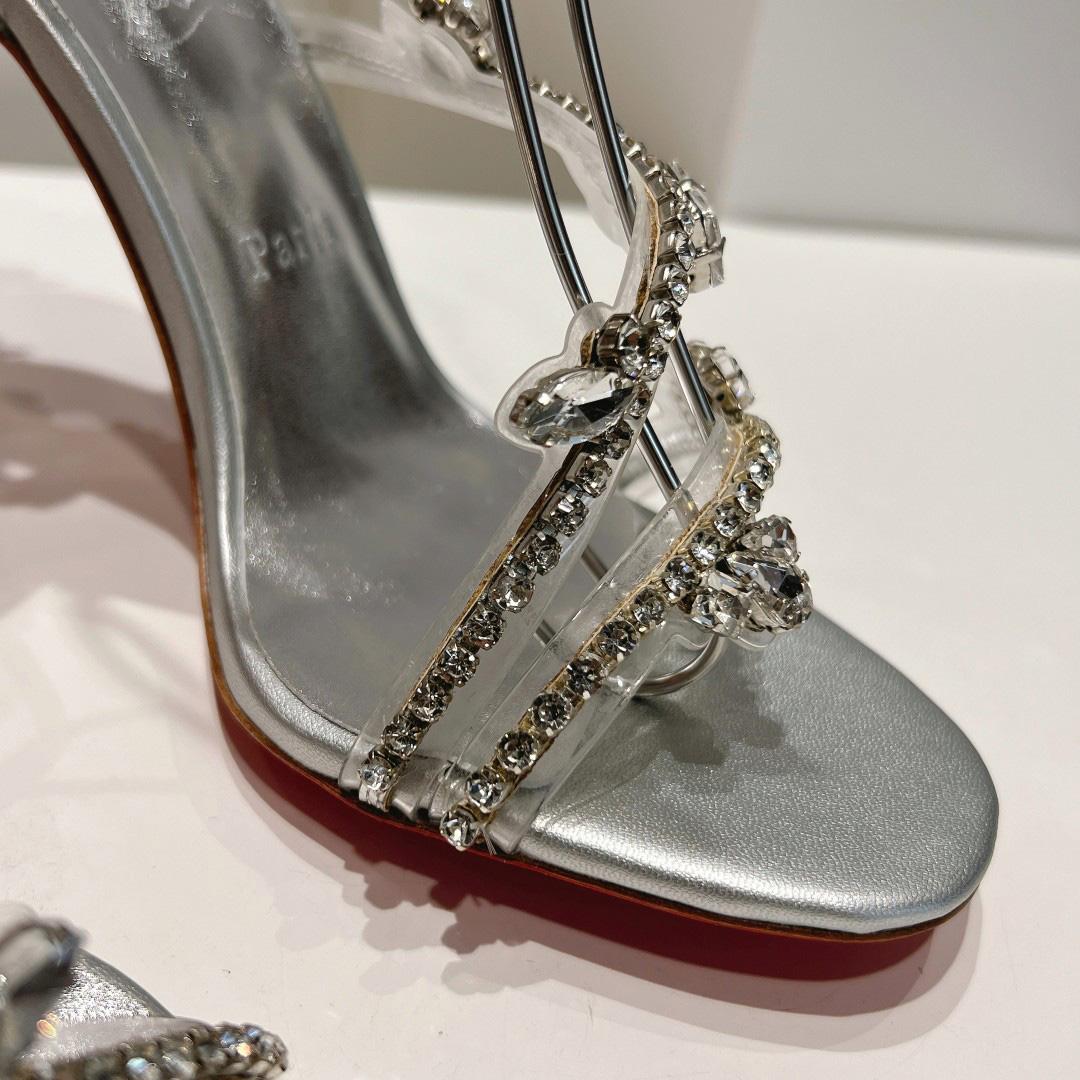 Christian Louboutin Joli Queen Embellished Sandals - DesignerGu