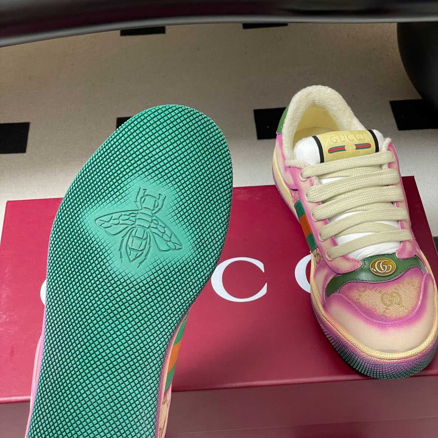 Gucci Serigraphy Screener Trainer - DesignerGu