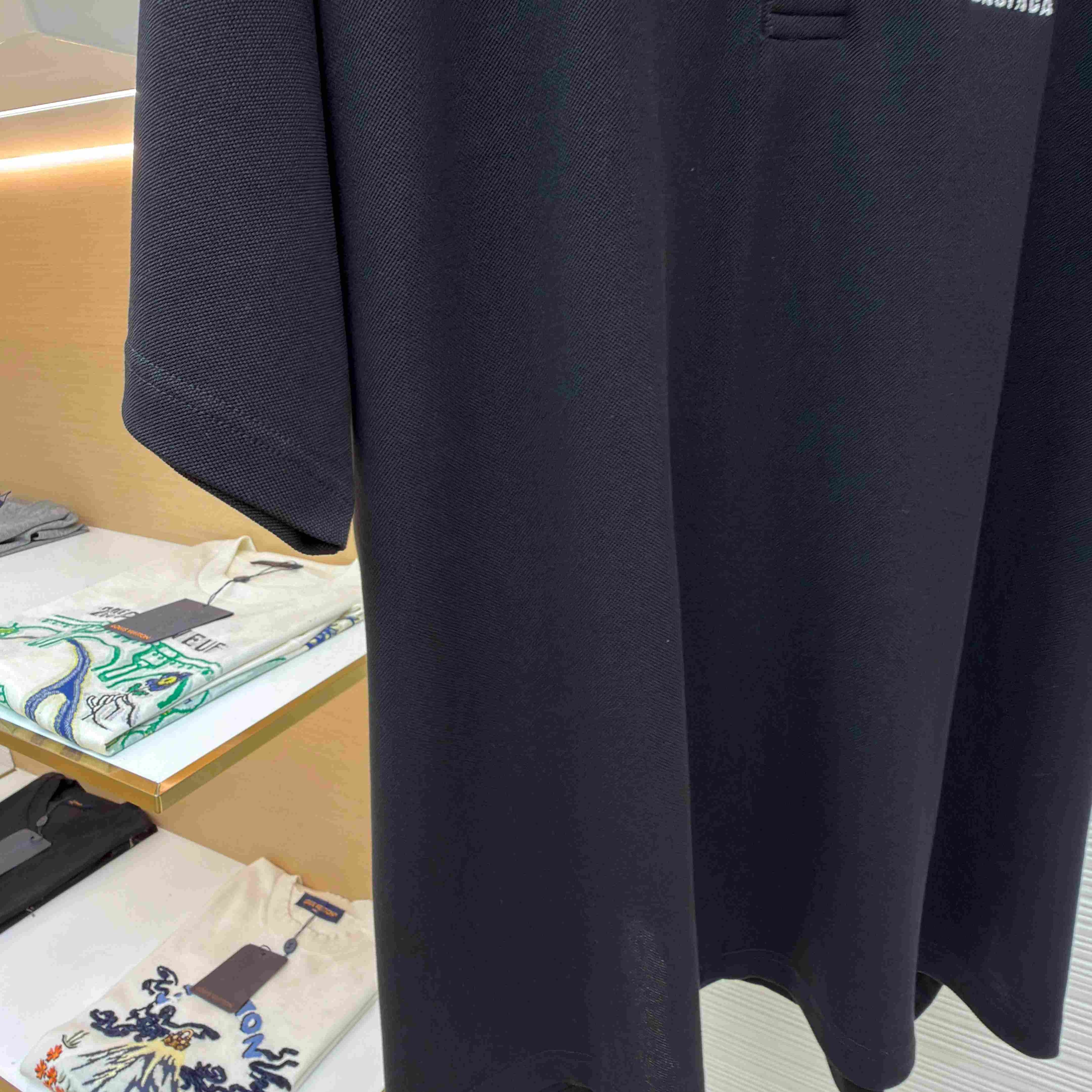 Balenciaga Laurel Classic Regular Polo In Black - DesignerGu