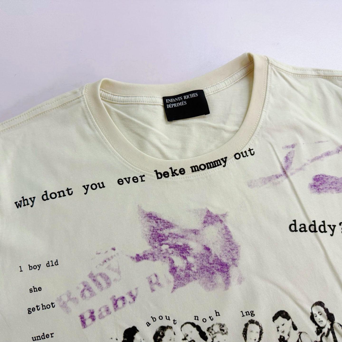 Enfants Riches Déprimés Take Mommy Out T-Shirt 'White' - DesignerGu