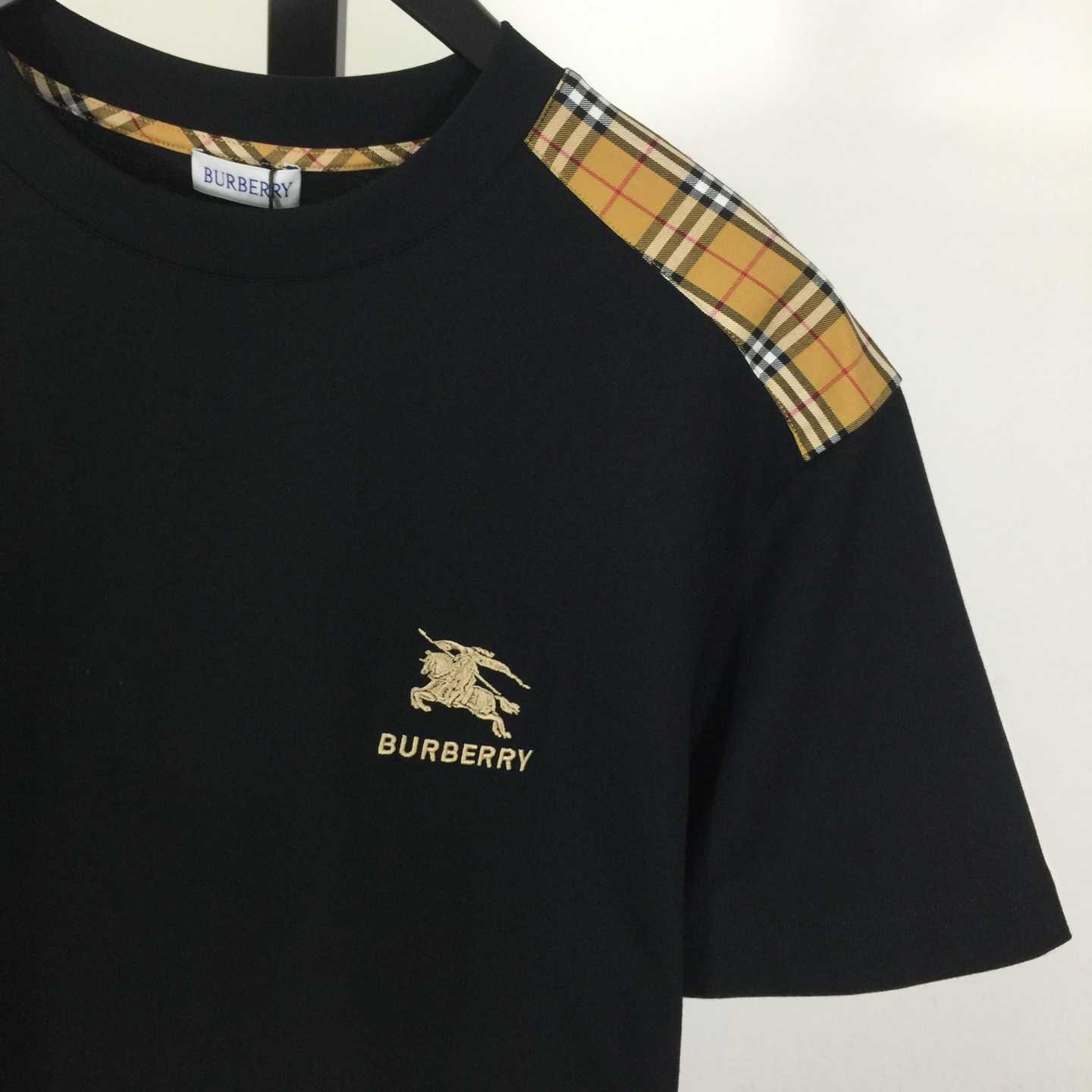 Burberry Check Cotton T-shirt - DesignerGu