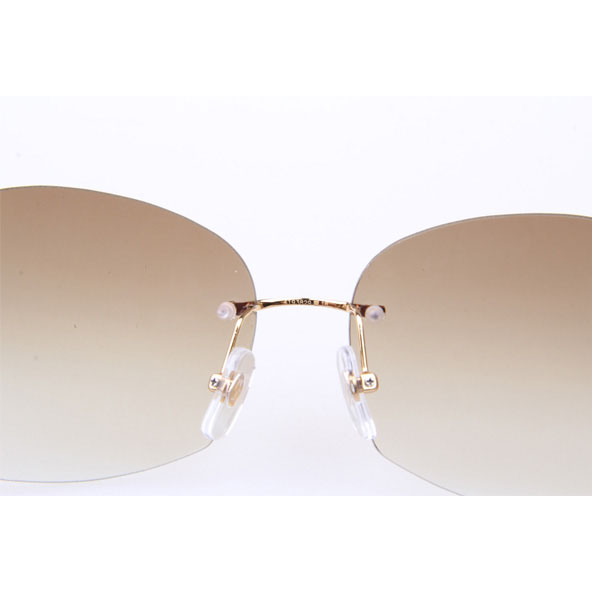 Cartier CT 4193829 Sunglasses In Gold Gradient Brown - DesignerGu