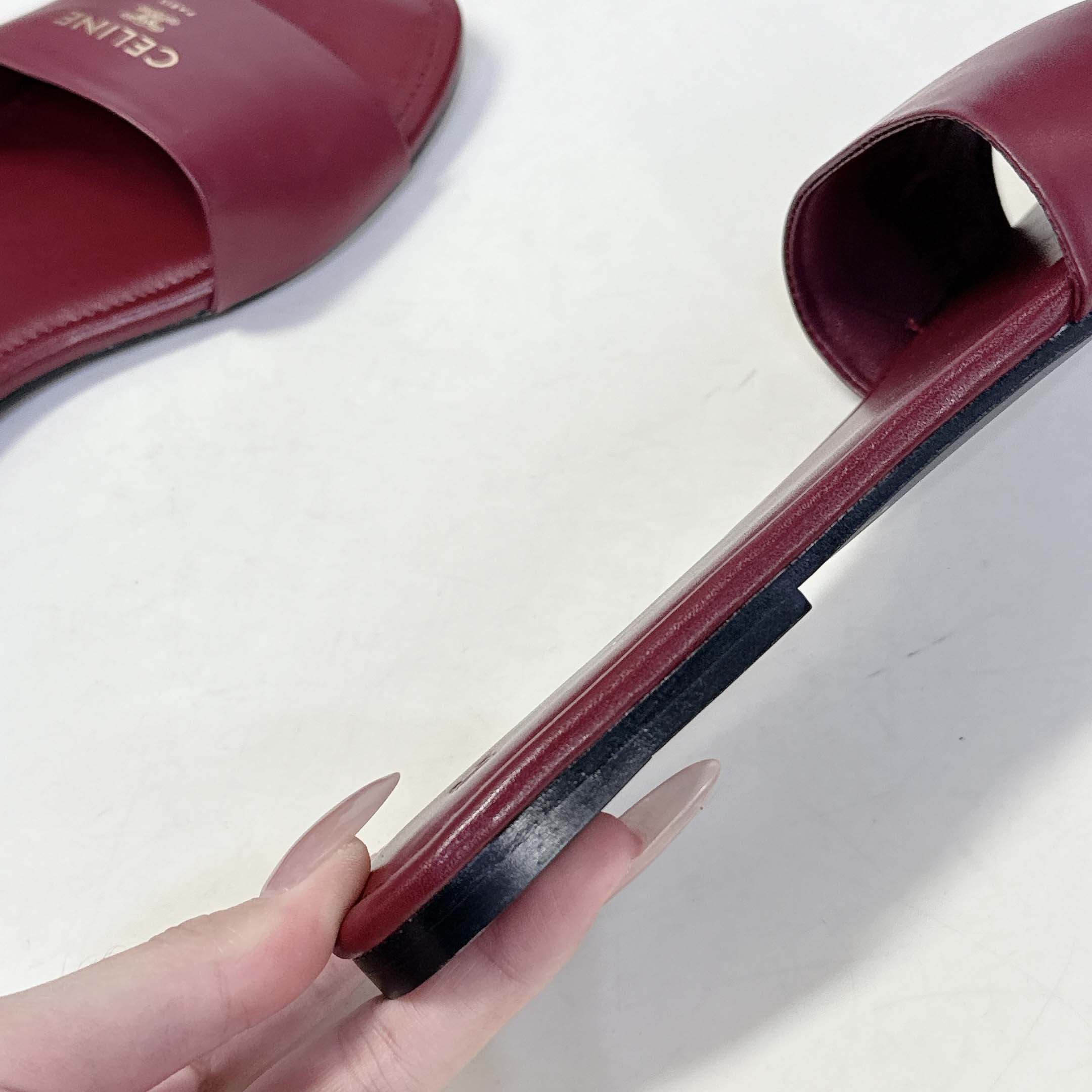 Celine Coast Mule In Lambskin - DesignerGu