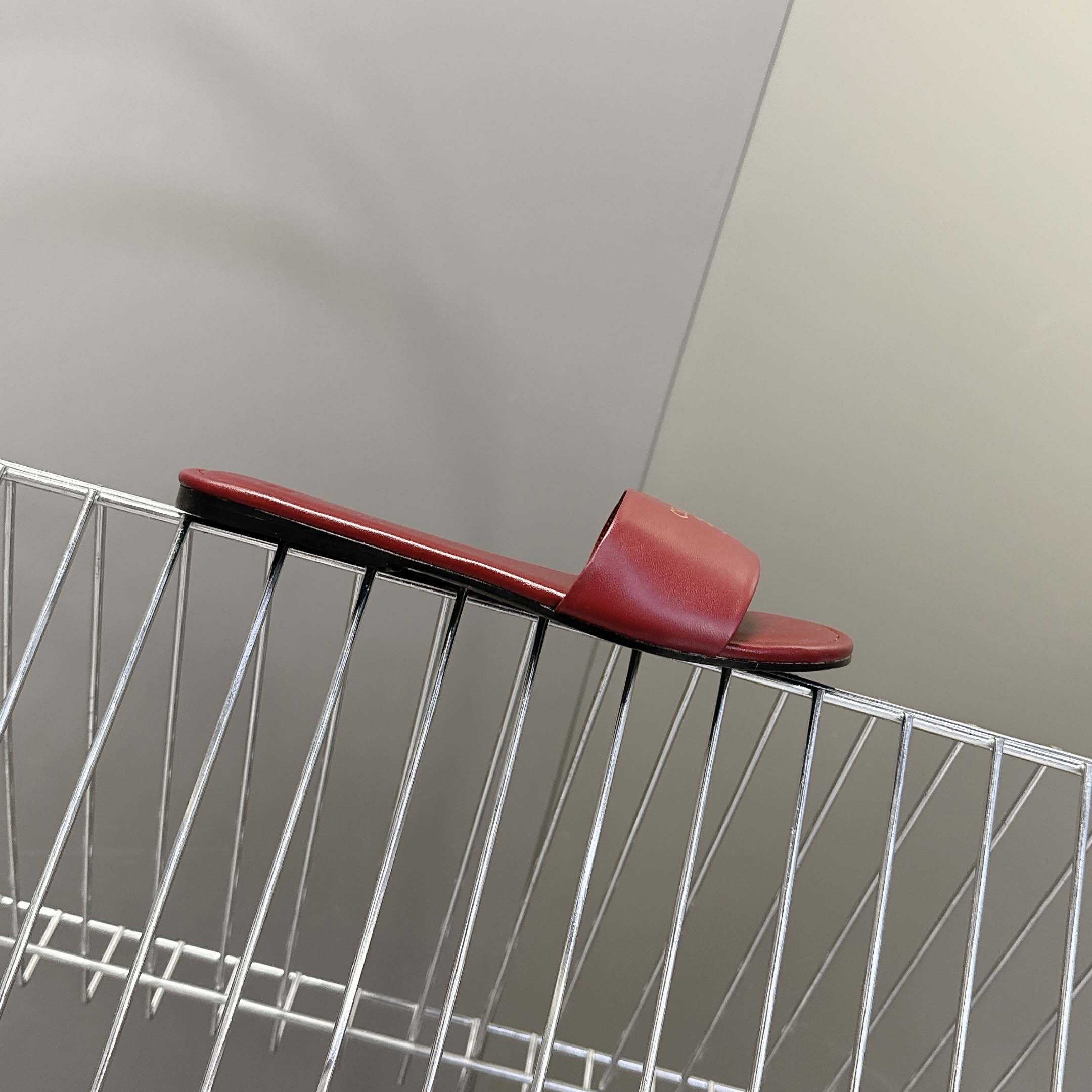 Celine Coast Mule In Lambskin - DesignerGu