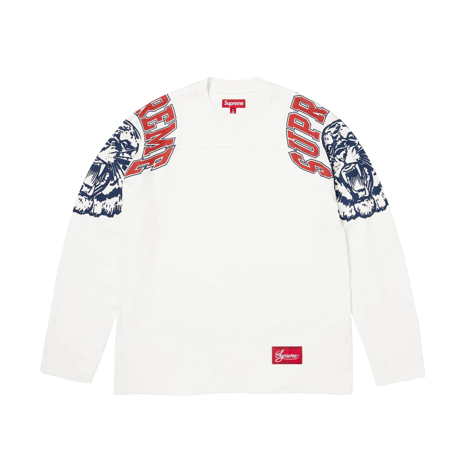 Supreme Mascot Long-Sleeve Football Top 'White' - DesignerGu