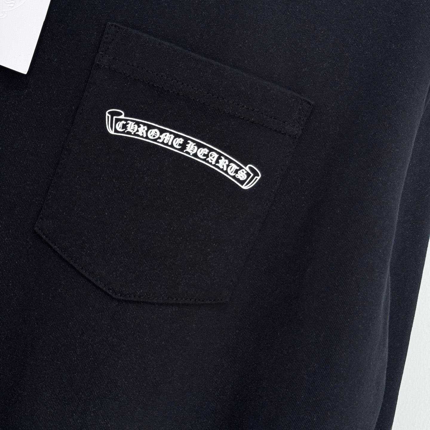 Chrome Hearts Vintage Cross Flame L/S T-Shirt - DesignerGu