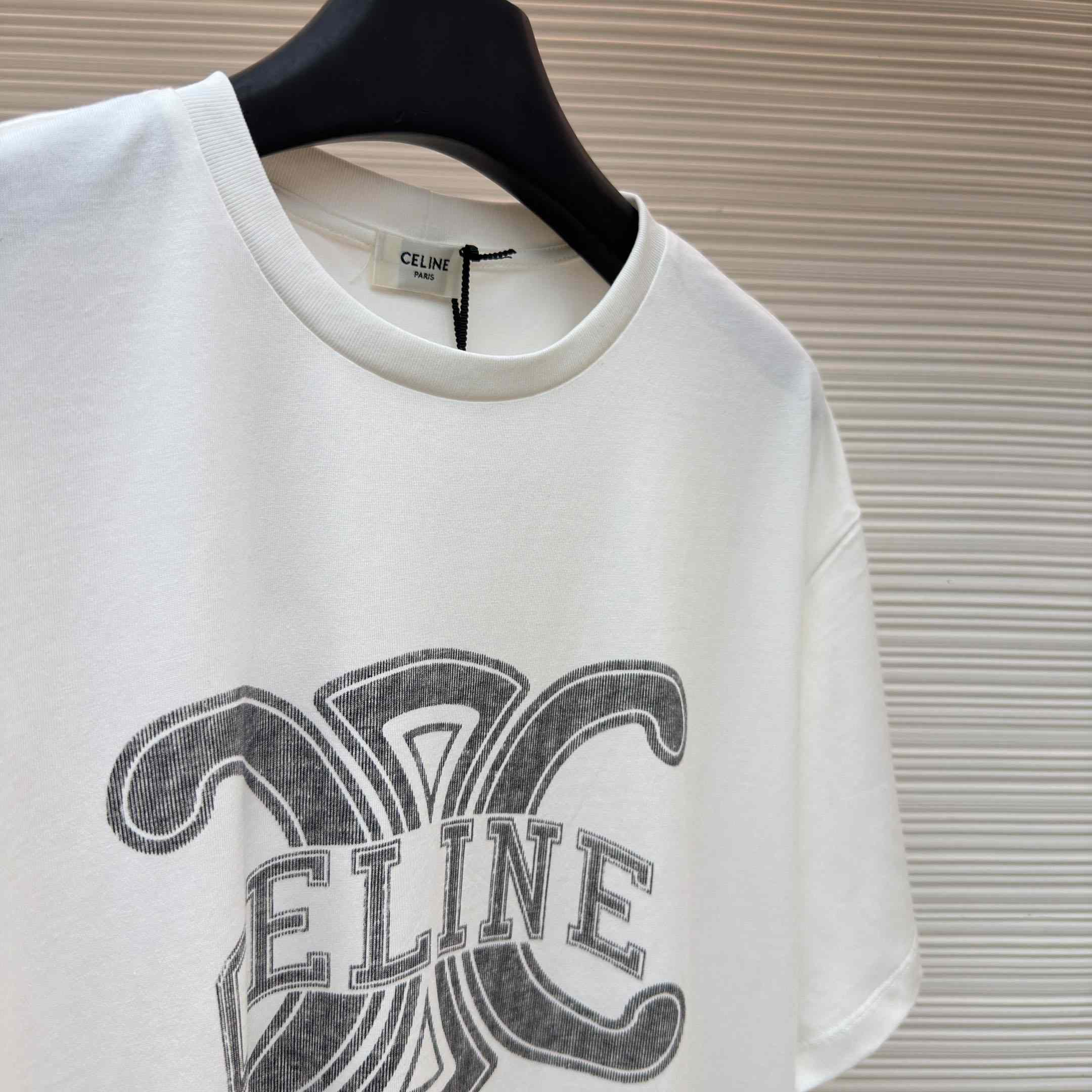 Celine  Loose T-shirt IN Cotton Jersey - DesignerGu