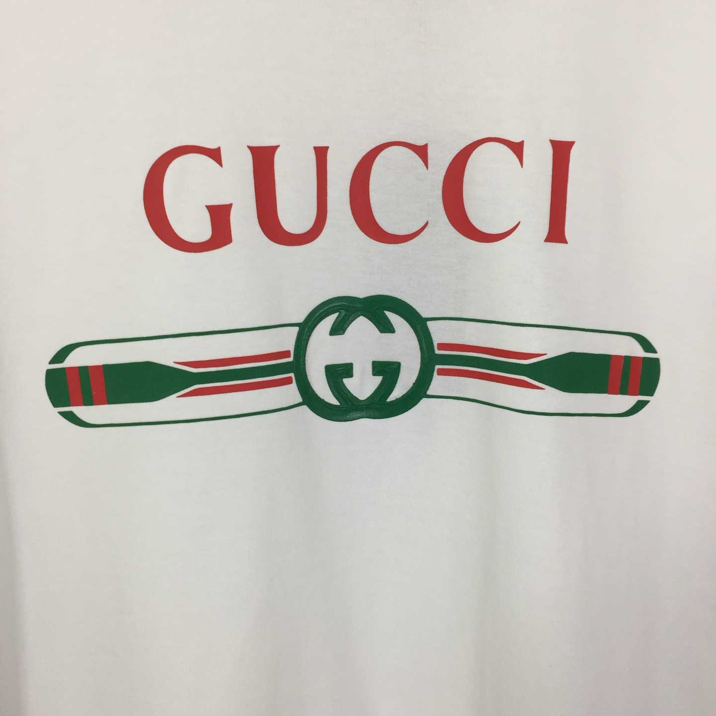 Gucci Jersey T-shirt With Print  - DesignerGu