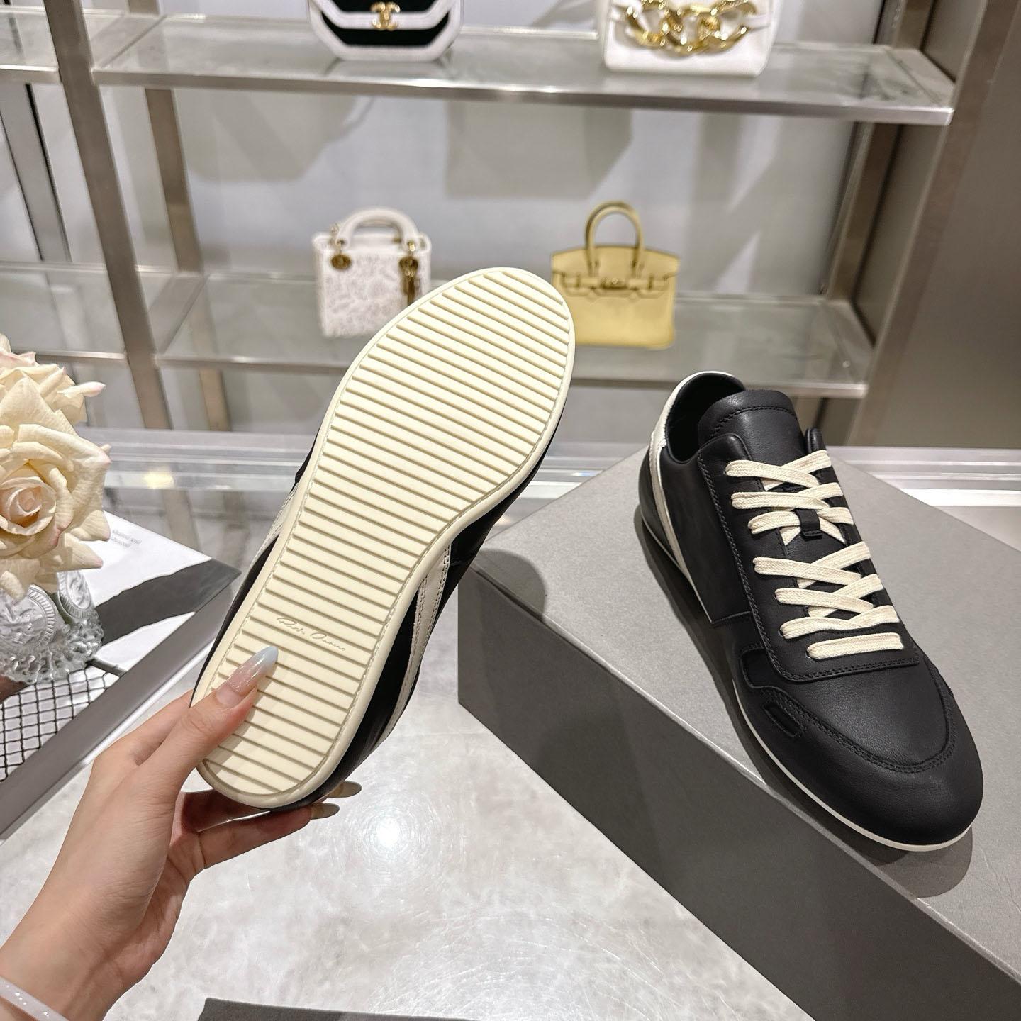Rick Owens Concordians Minimal Sneaker 'Black Milk' - DesignerGu