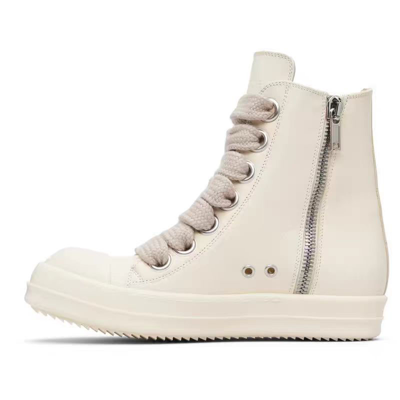 Rick Owens Off-White Temple Jumbolace Sneakers - DesignerGu