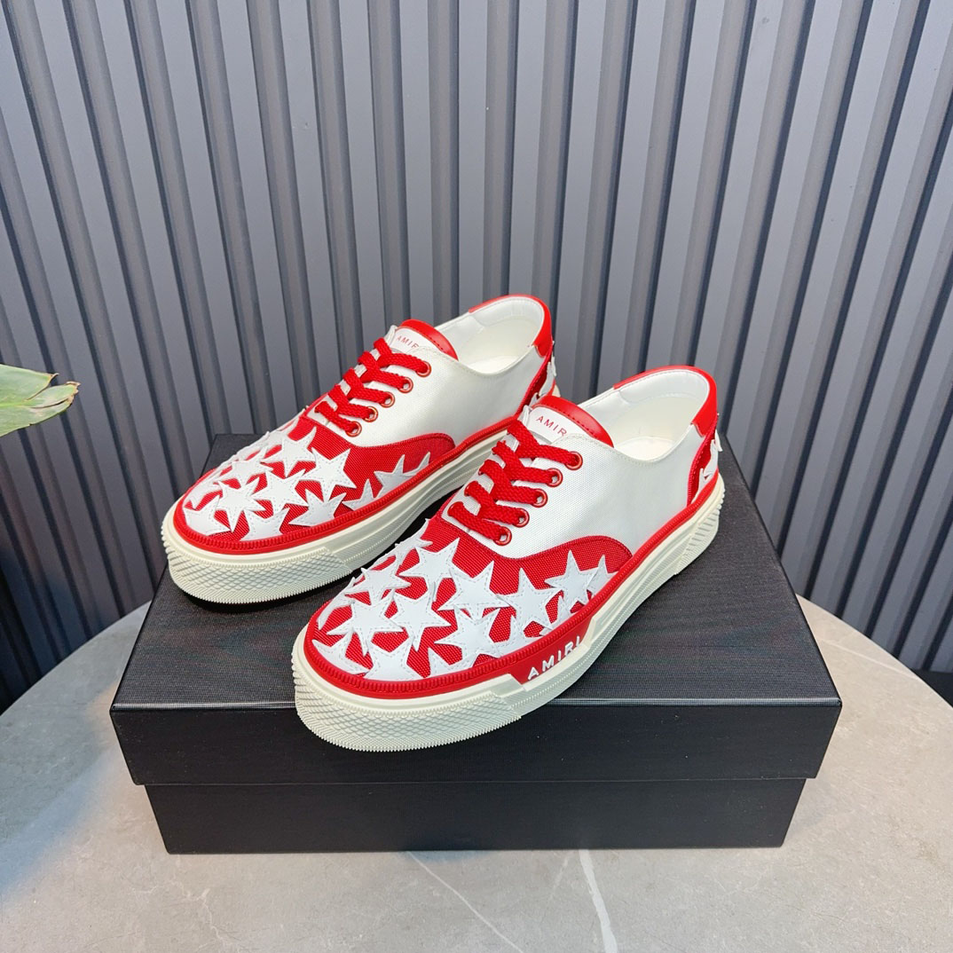 Amiri Stars Court 'White Red' - DesignerGu
