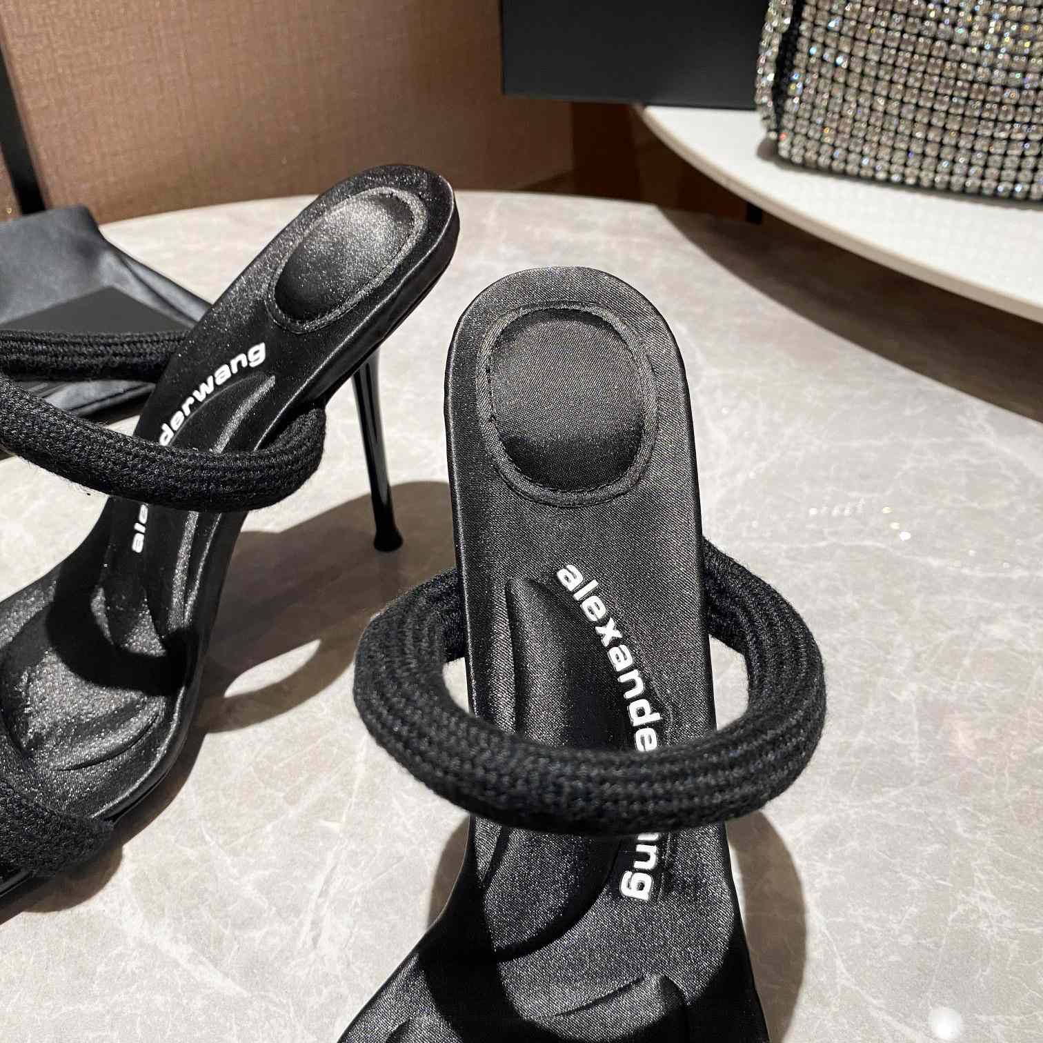 Alexander Wang  Julie 105mm Nylon Tubular Sandal - DesignerGu