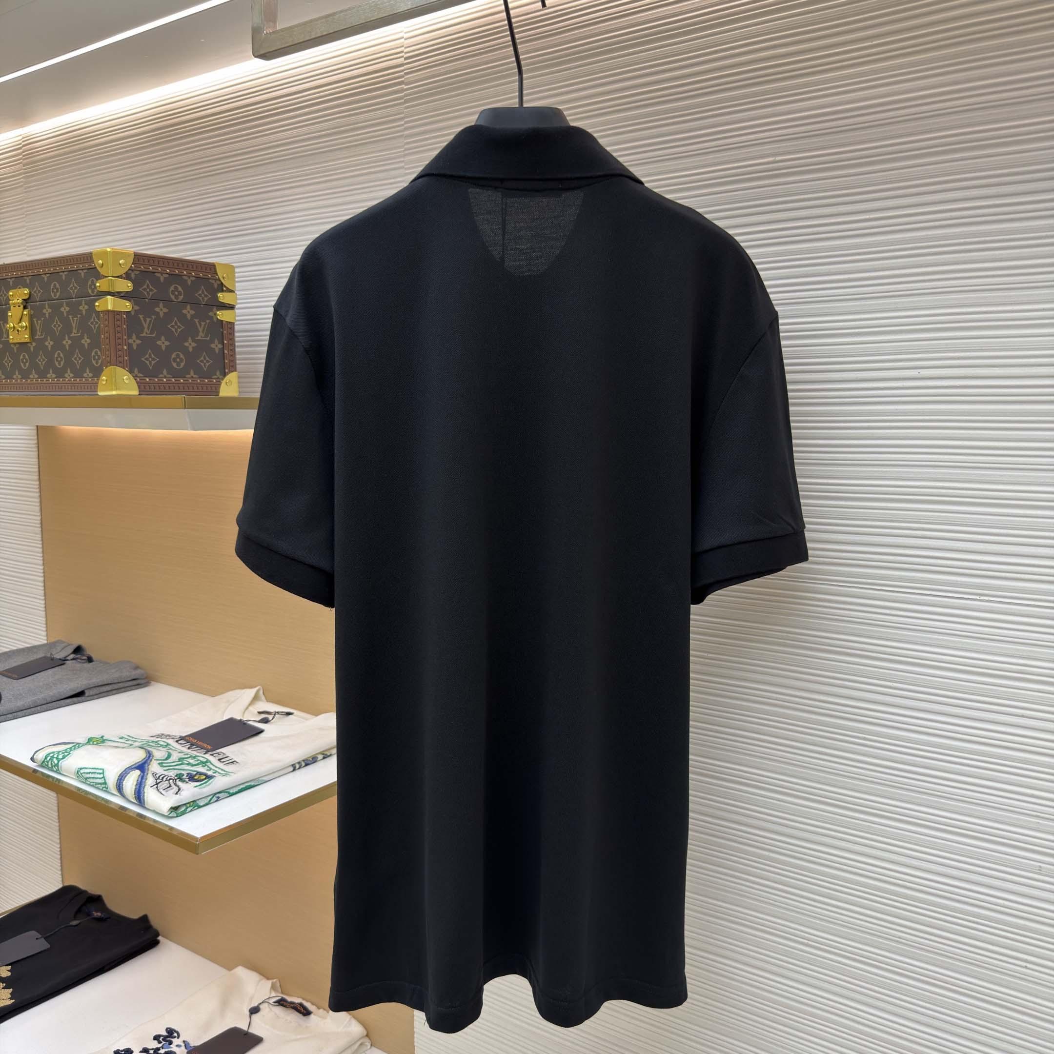 Prada Piqué Polo Shirt - DesignerGu
