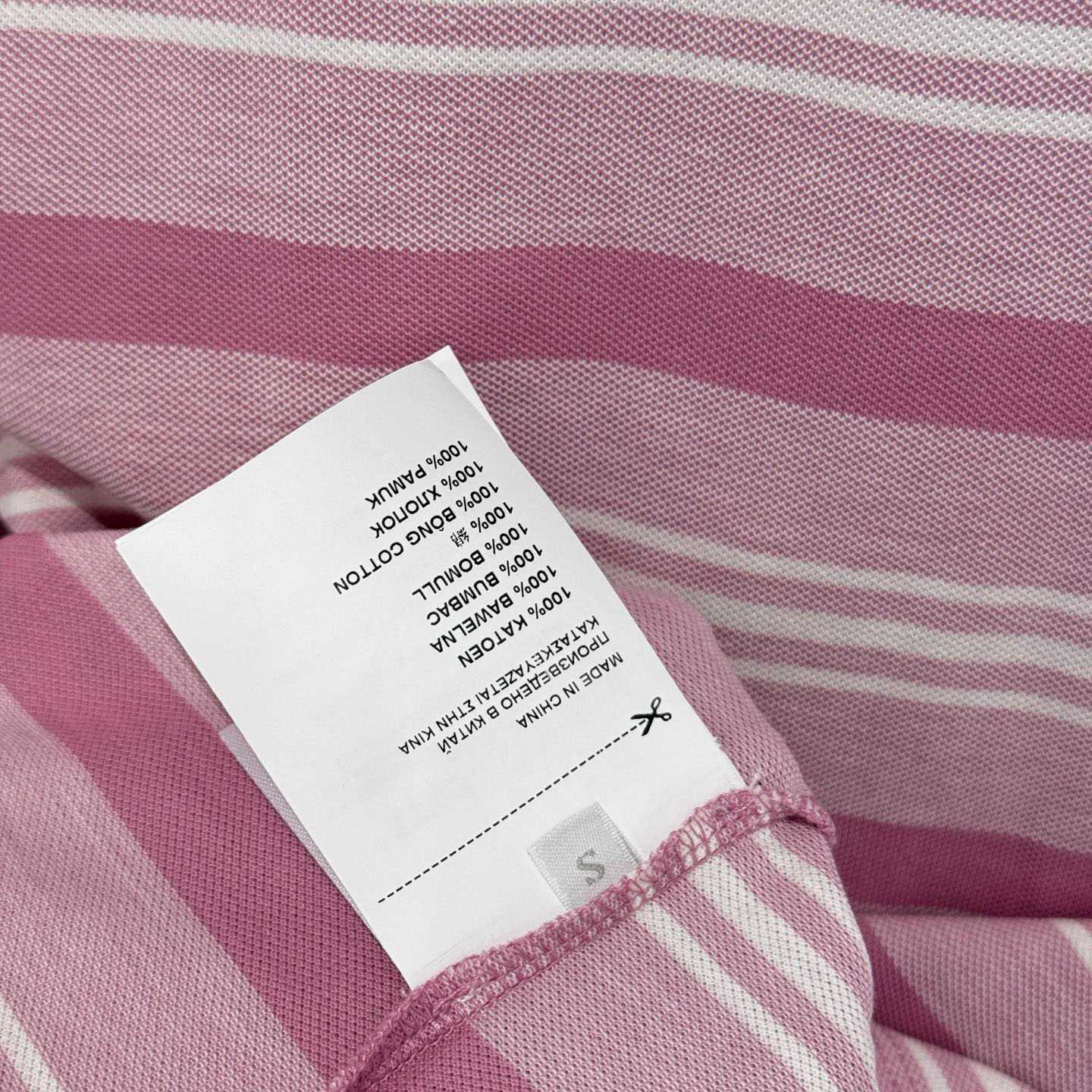 Prada Long-sleeved Striped Piqué Polo Shirt - DesignerGu