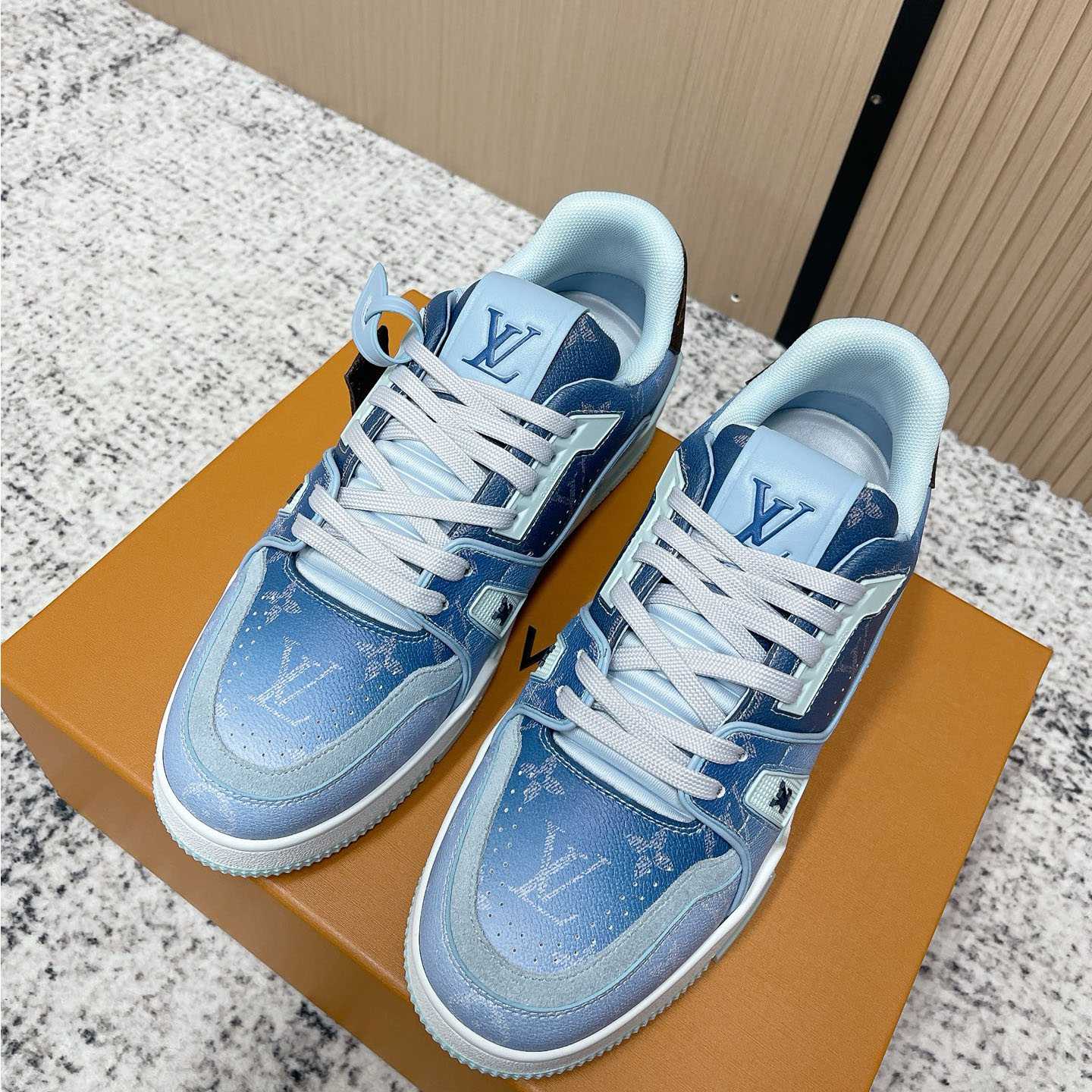 Louis Vuitton LV Trainer Sneaker  1AJTQO（upon uk size） - DesignerGu
