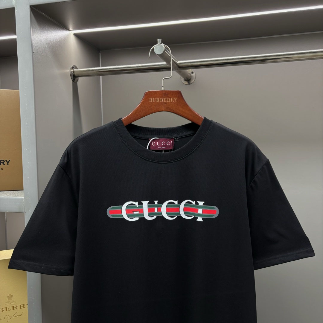 Gucci Printed Cotton Jersey T-shirt - DesignerGu