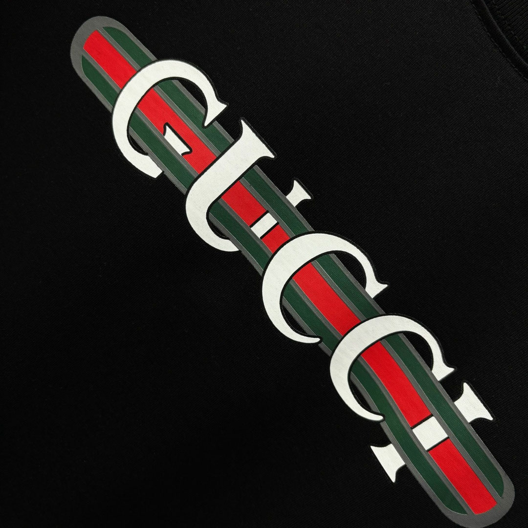 Gucci Printed Cotton Jersey T-shirt - DesignerGu