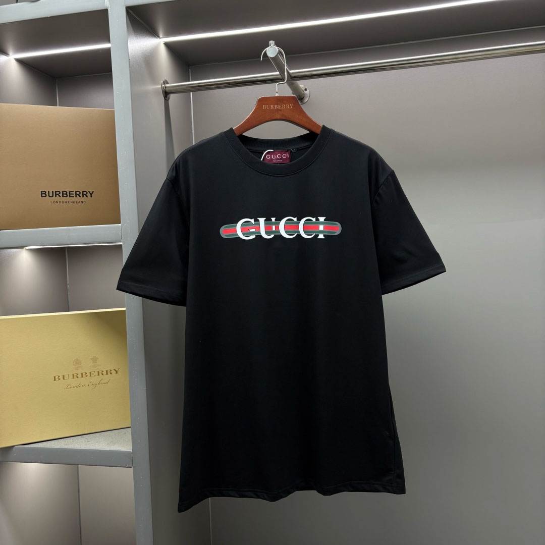 Gucci Printed Cotton Jersey T-shirt - DesignerGu