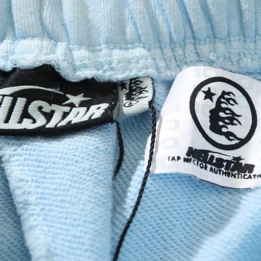 Hellstar Path to Paradise Shorts 'Light Blue' - DesignerGu