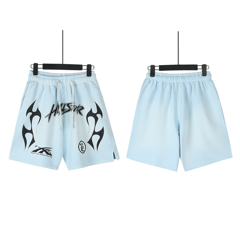 Hellstar Path to Paradise Shorts 'Light Blue' - DesignerGu