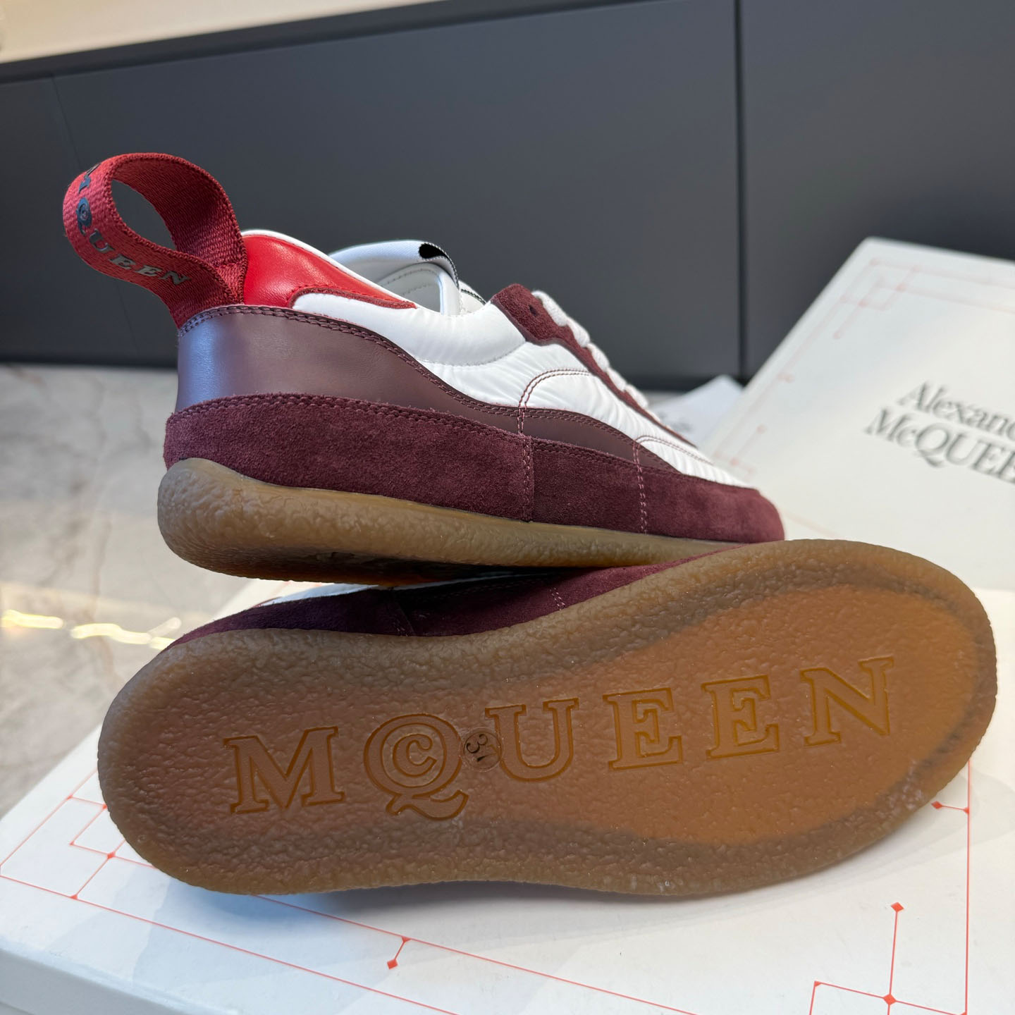 Alexander McQueen EC1 Sneaker In Beige/Brown - DesignerGu