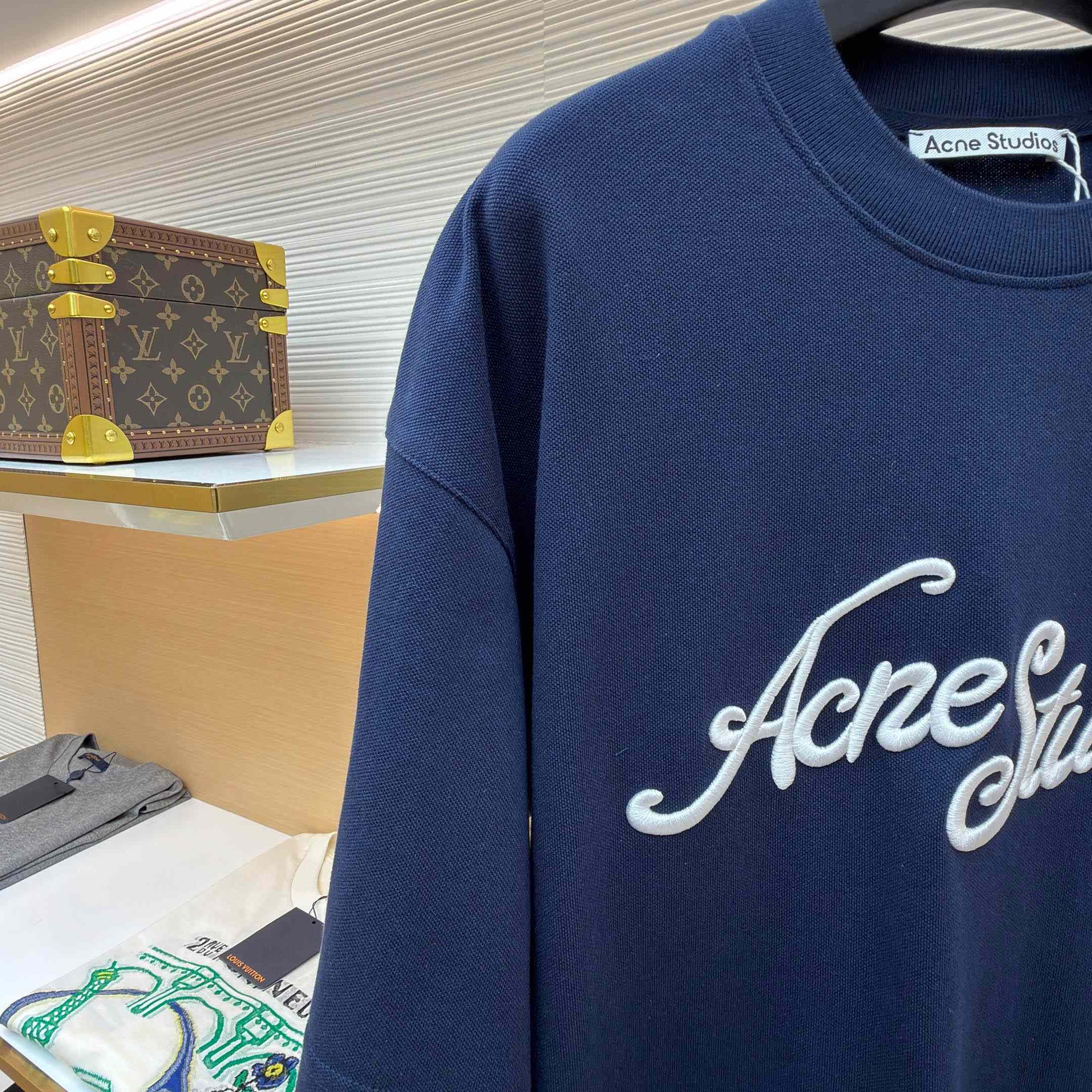 Acne Studios  Embroidered Logo T-shirt - DesignerGu